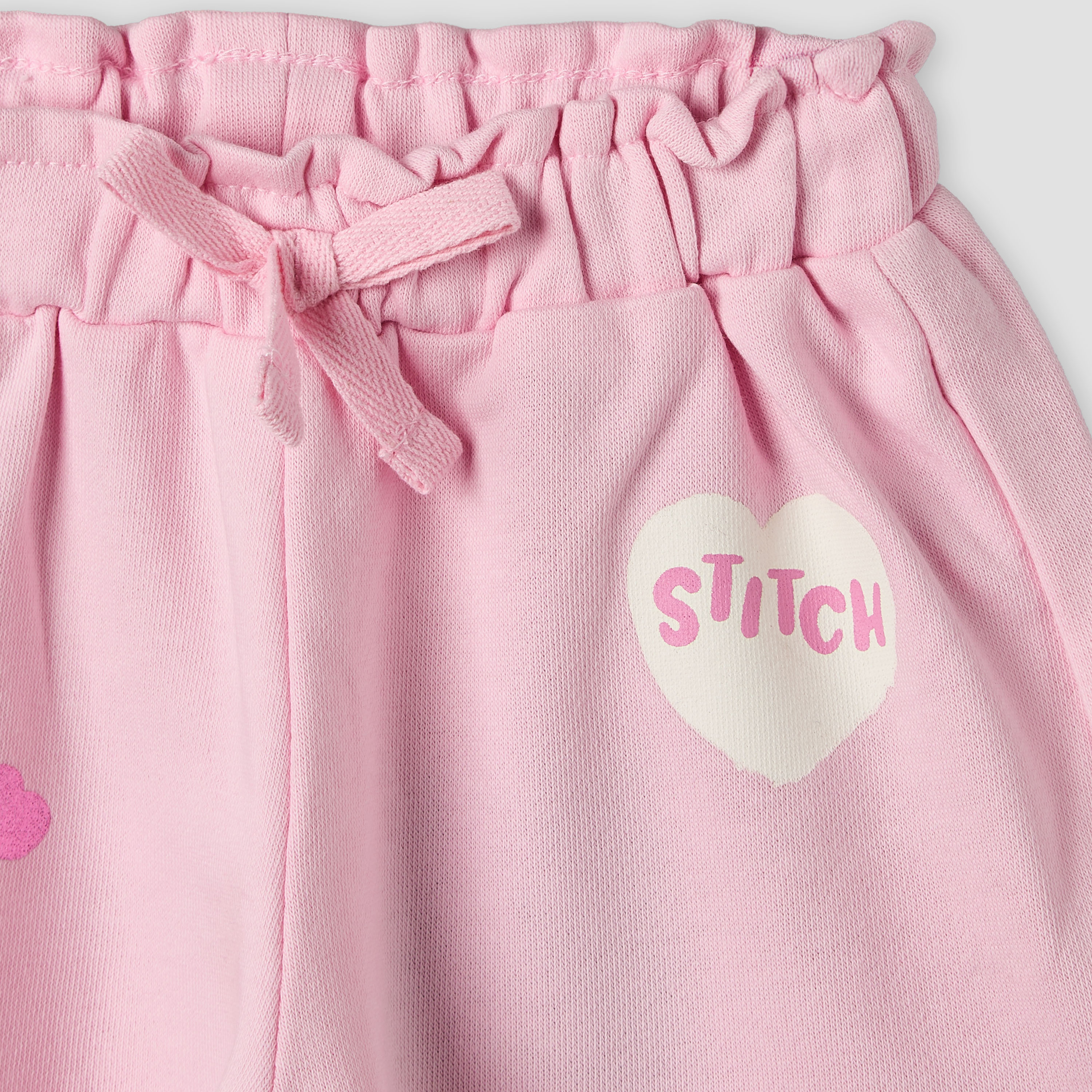 Pack of 2 Disney Elastic Waist Shorts with Angel and Stitch Print-baby-girls-clothing-bottoms-shorts-image-6