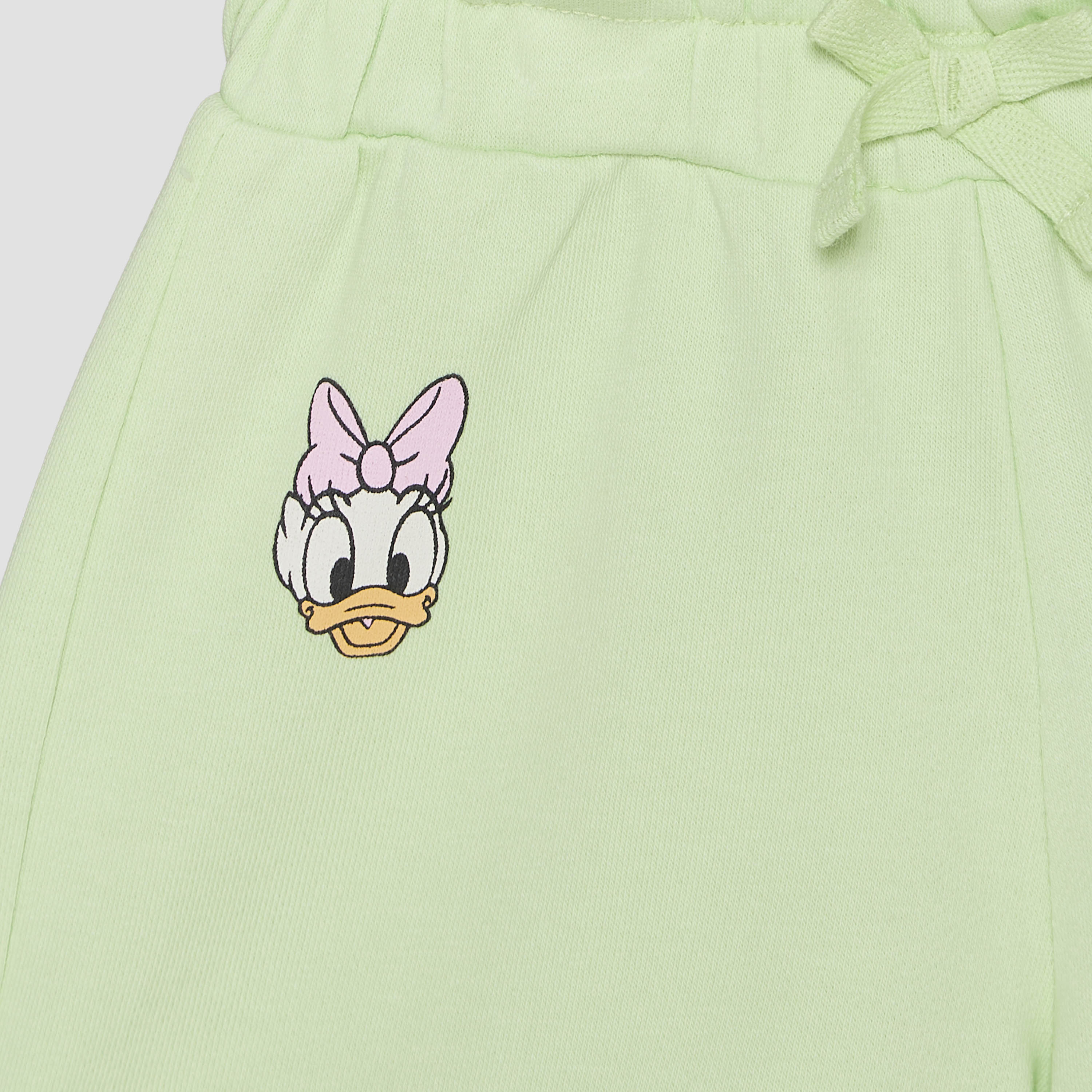 Pack of 2 Disney Knee Length Elastic Waist Shorts with Minnie Mouse and Daisy Duck Print-baby-girls-clothing-bottoms-shorts-image-4