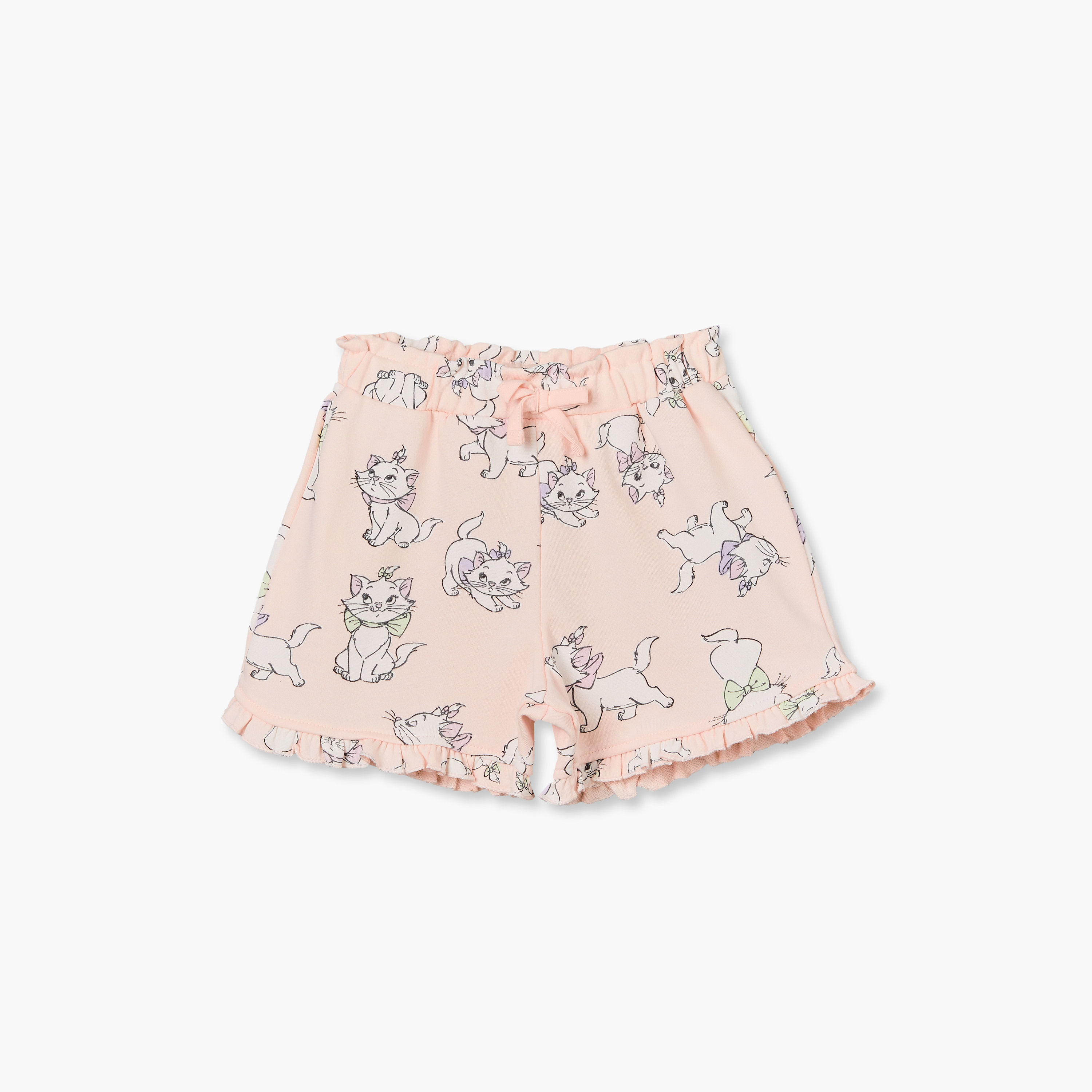 طقم شورتات قطن قطعتين بطبعات ماري-baby-girls-clothing-bottoms-shorts-image-2