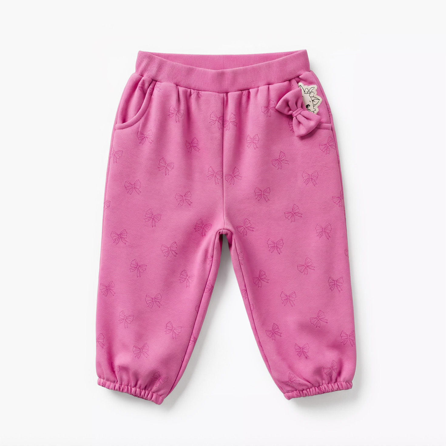 Disney Round Neck Long Sleeve Sweatshirt and Joggers Set with Marie Print-baby-girls-clothing-setsandcoords-image-3