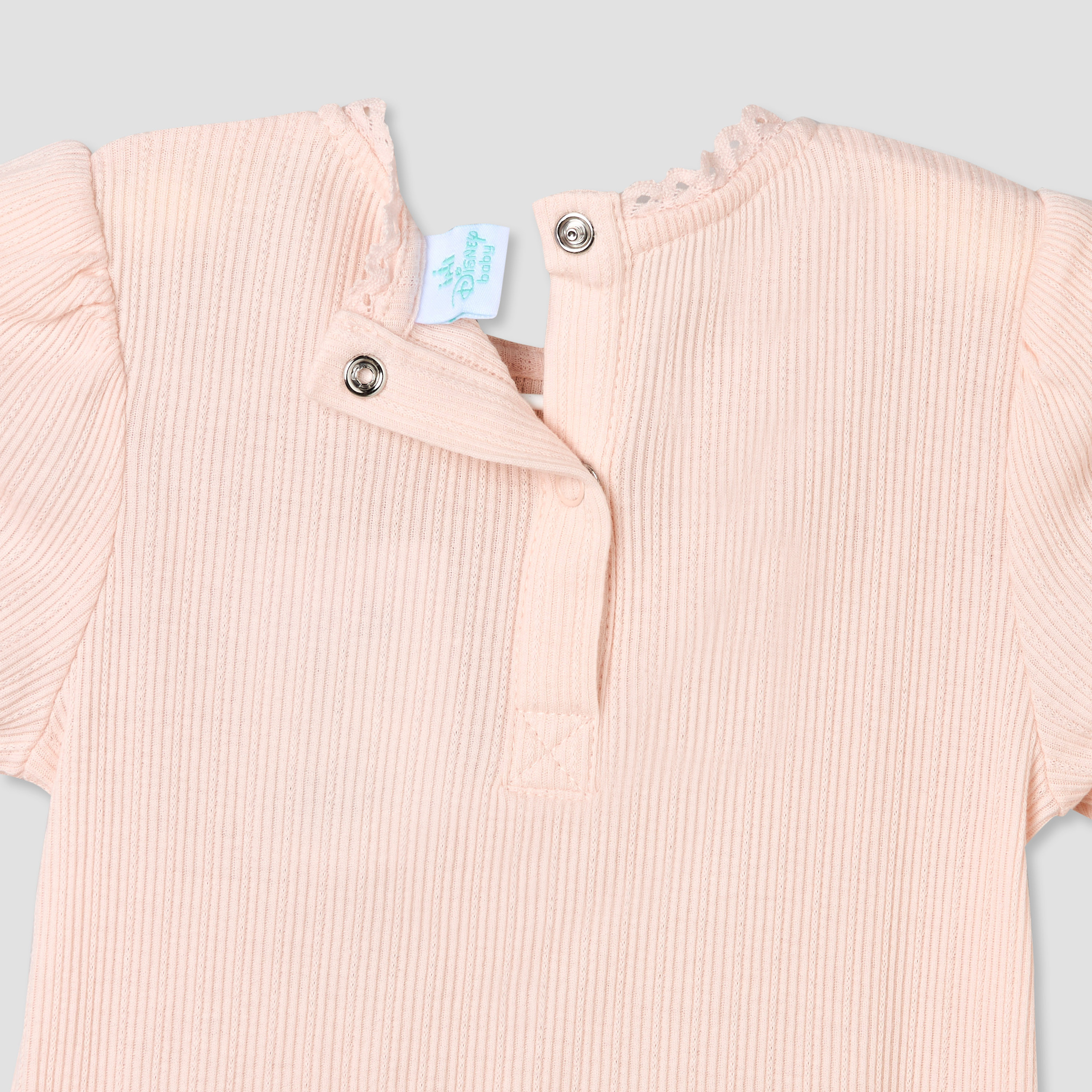 Disney Crew Neck Short Sleeves Top and Denim Pinafore Set with Marie Embroidery-baby-girls-clothing-setsandcoords-image-9