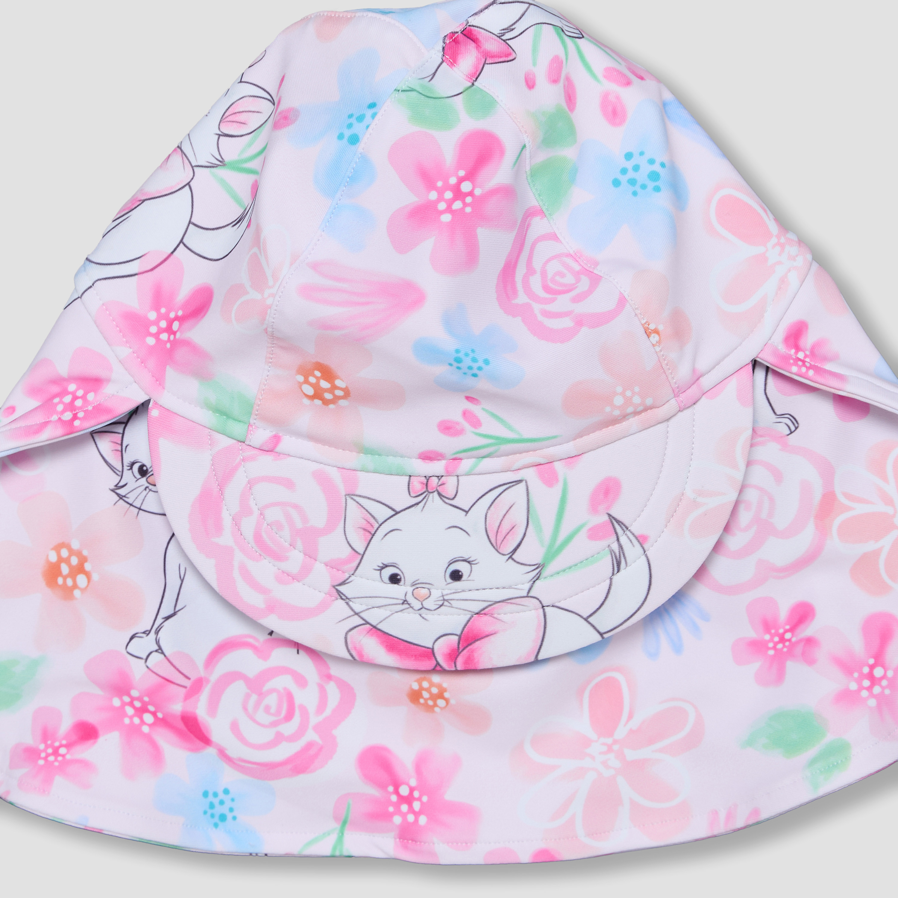 طقم بدلة سباحة بياقة مستديرة وأكمام طويلة بطبعات ماري من ديزني - 3 قطع-baby-girls-clothing-swimwear-image-11