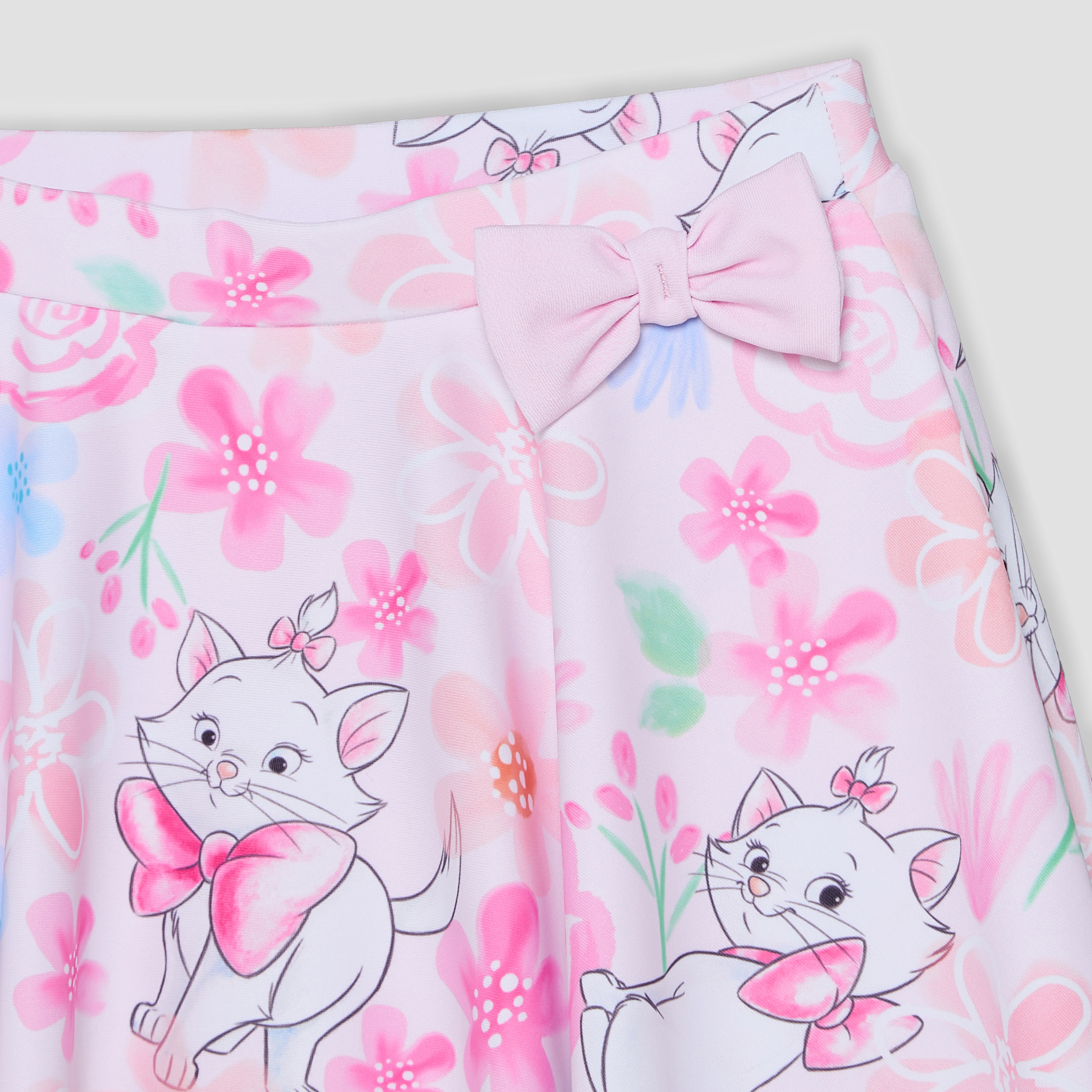 طقم بدلة سباحة بياقة مستديرة وأكمام طويلة بطبعات ماري من ديزني - 3 قطع-girls-clothing-swimwear-image-2