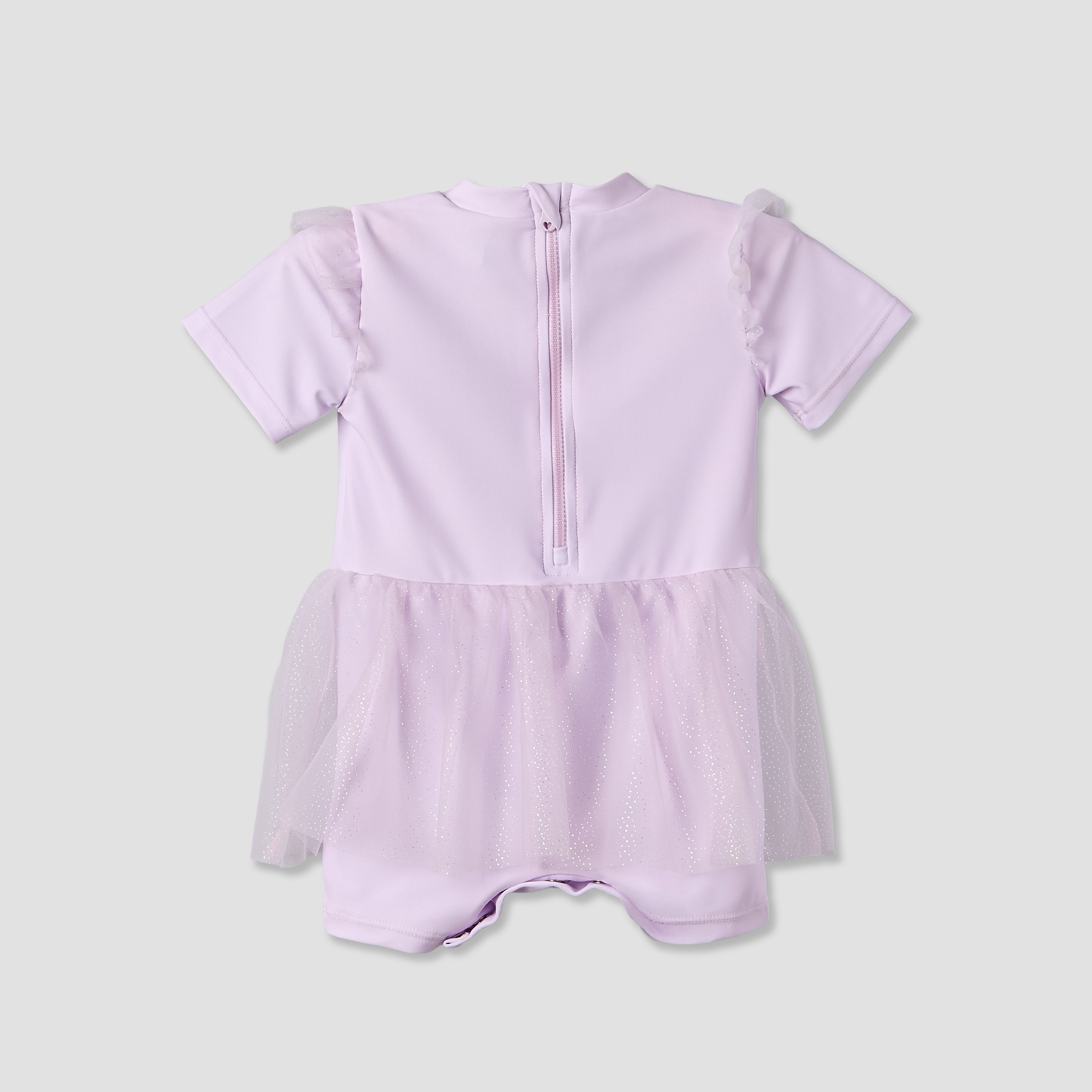 Disney Round Neck Short Sleeves Swimsuit with Minnie Mouse Print-girls-clothing-swimwear-image-3