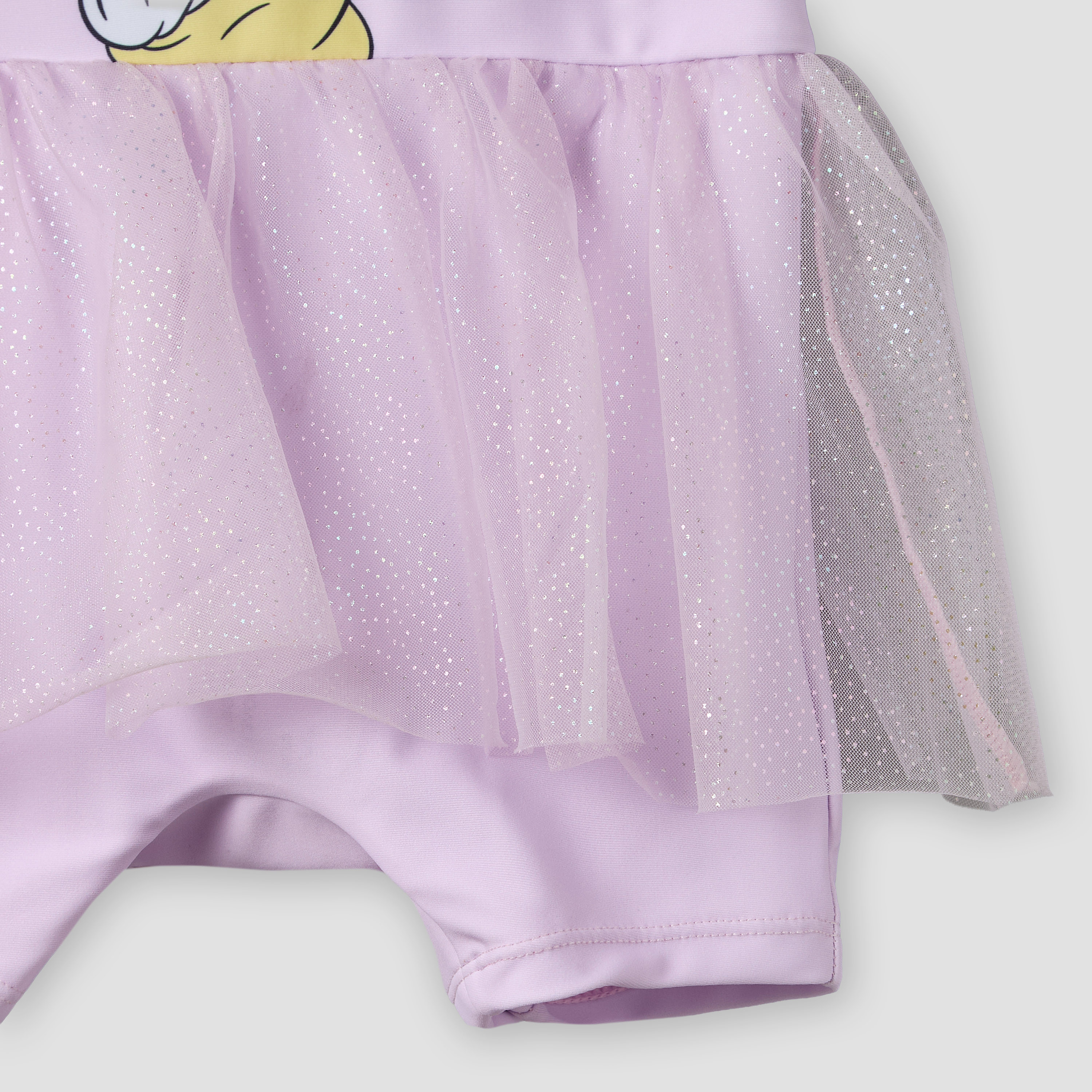 Disney Round Neck Short Sleeves Swimsuit with Minnie Mouse Print-girls-clothing-swimwear-image-5