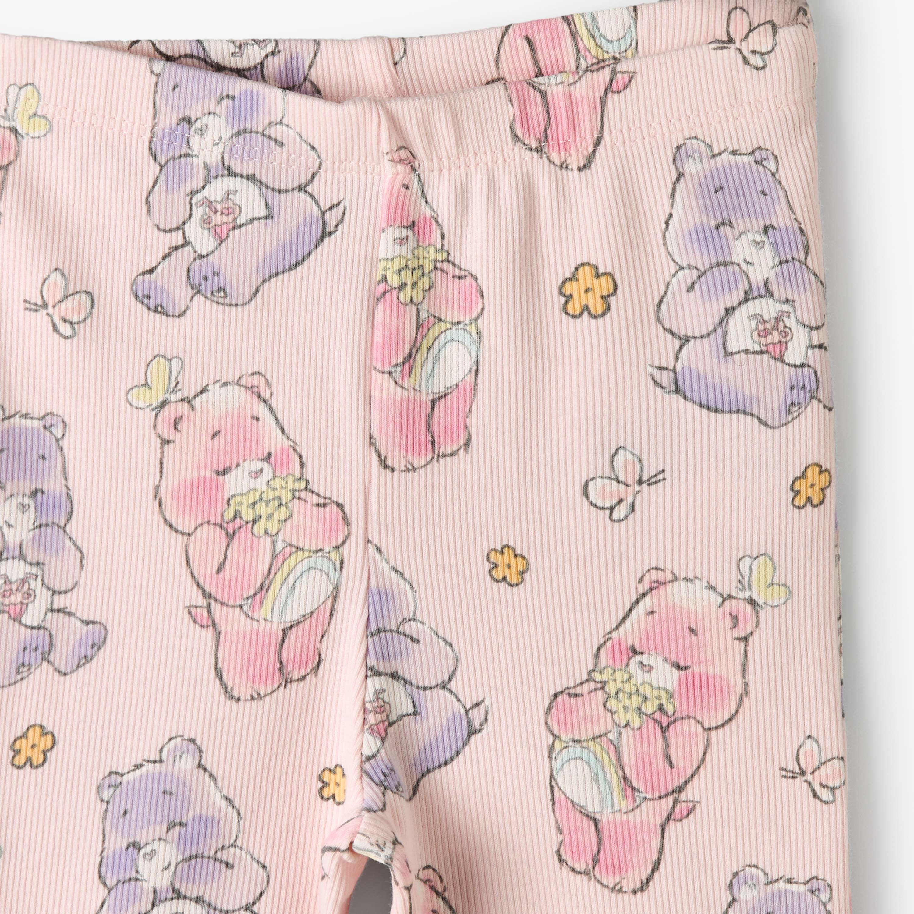 Cloud Co Round Neck Long Sleeve Top and Pyjama Set with Care Bear Print-baby-girls-clothing-setsandcoords-image-5