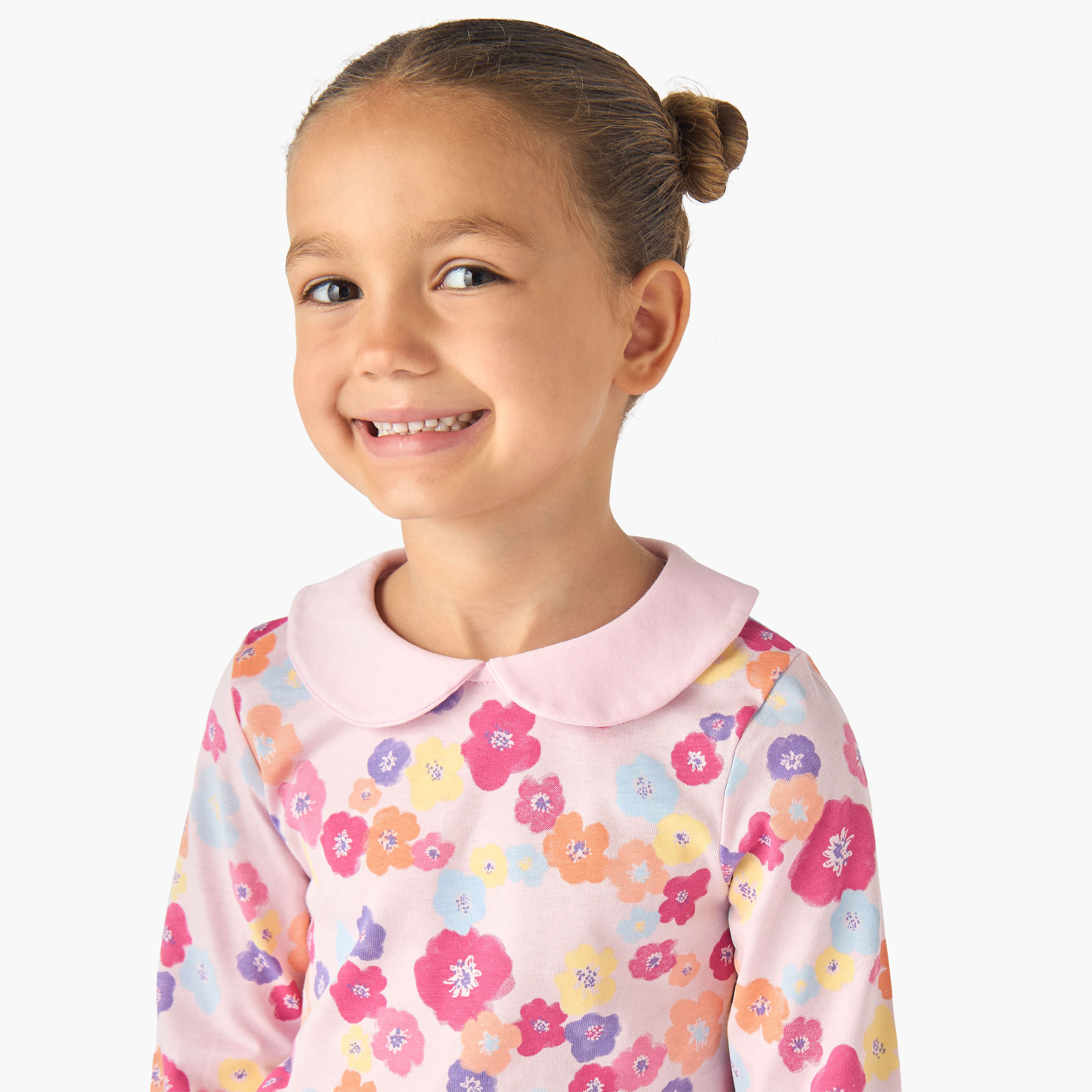 Pack of 2 Juniors Long Sleeves T-shirt with Assorted Print-girls-clothing-tshirts-image-5