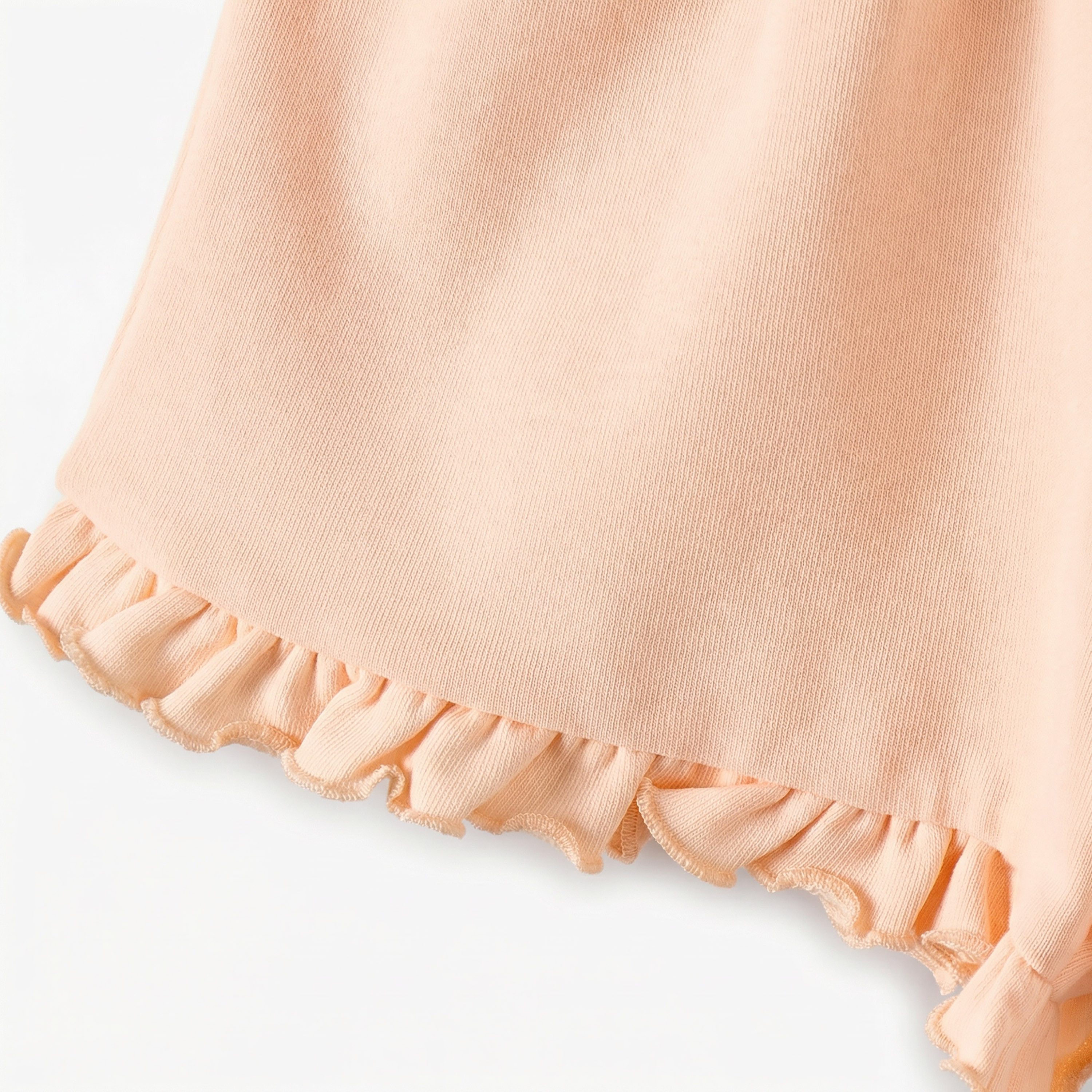 Juniors Elasticated Waist Shorts with Ruffle Hem-girls-clothing-bottoms-shorts-image-5