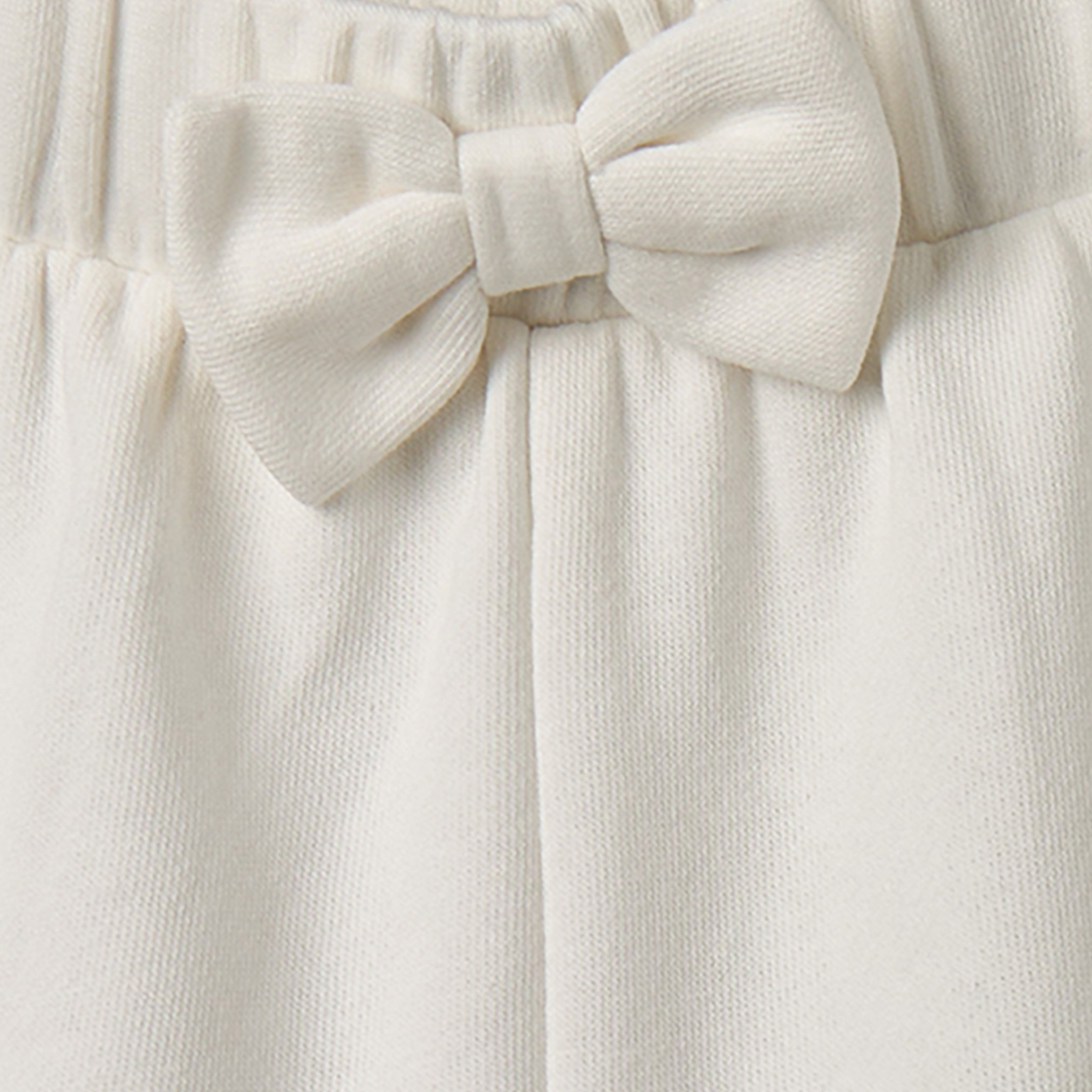Juniors Above Knee Elasticated Waist Shorts with Ruffle Trim-girls-clothing-bottoms-shorts-image-4