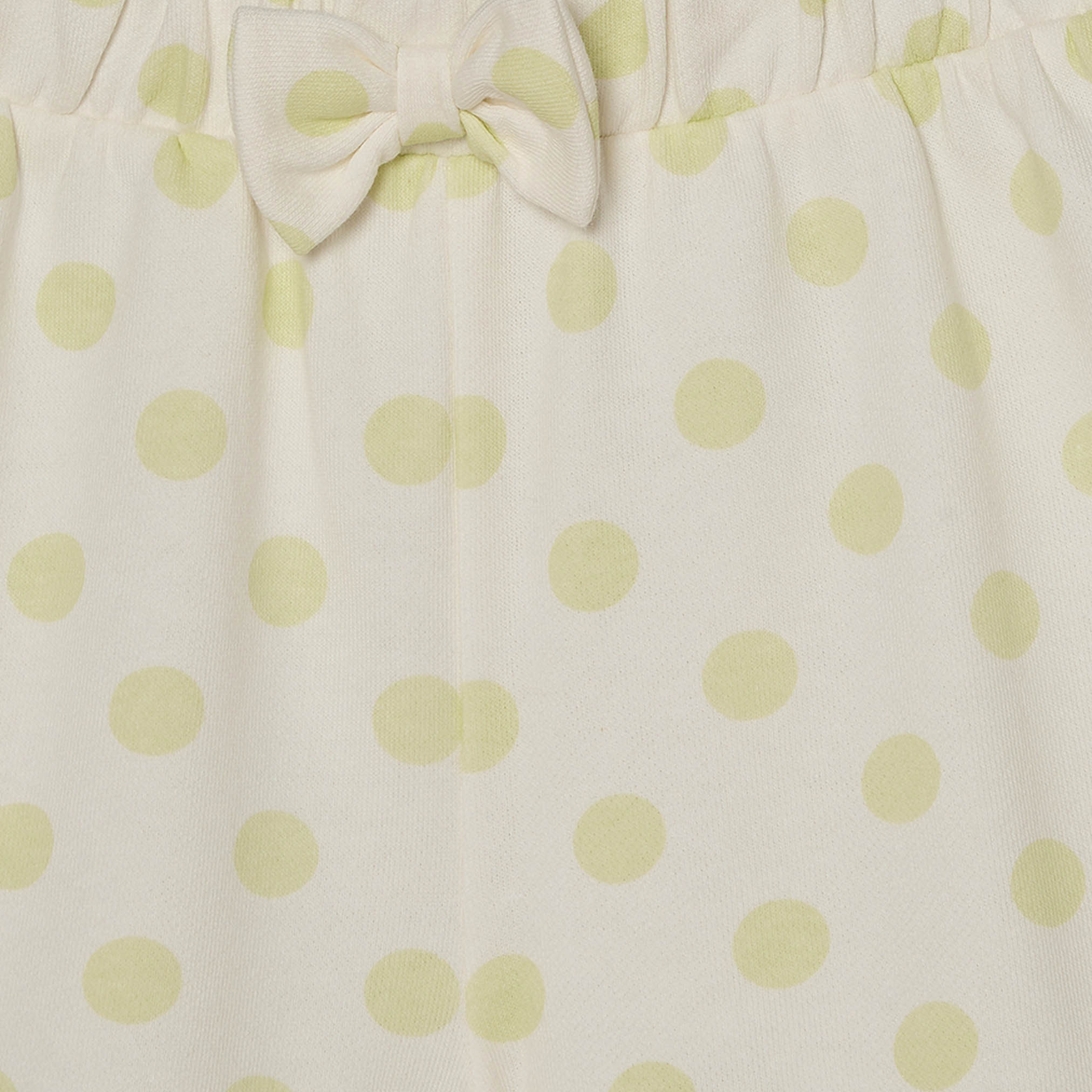 Juniors Elasticated Waist Shorts with Polka Dot Print-girls-clothing-bottoms-shorts-image-4