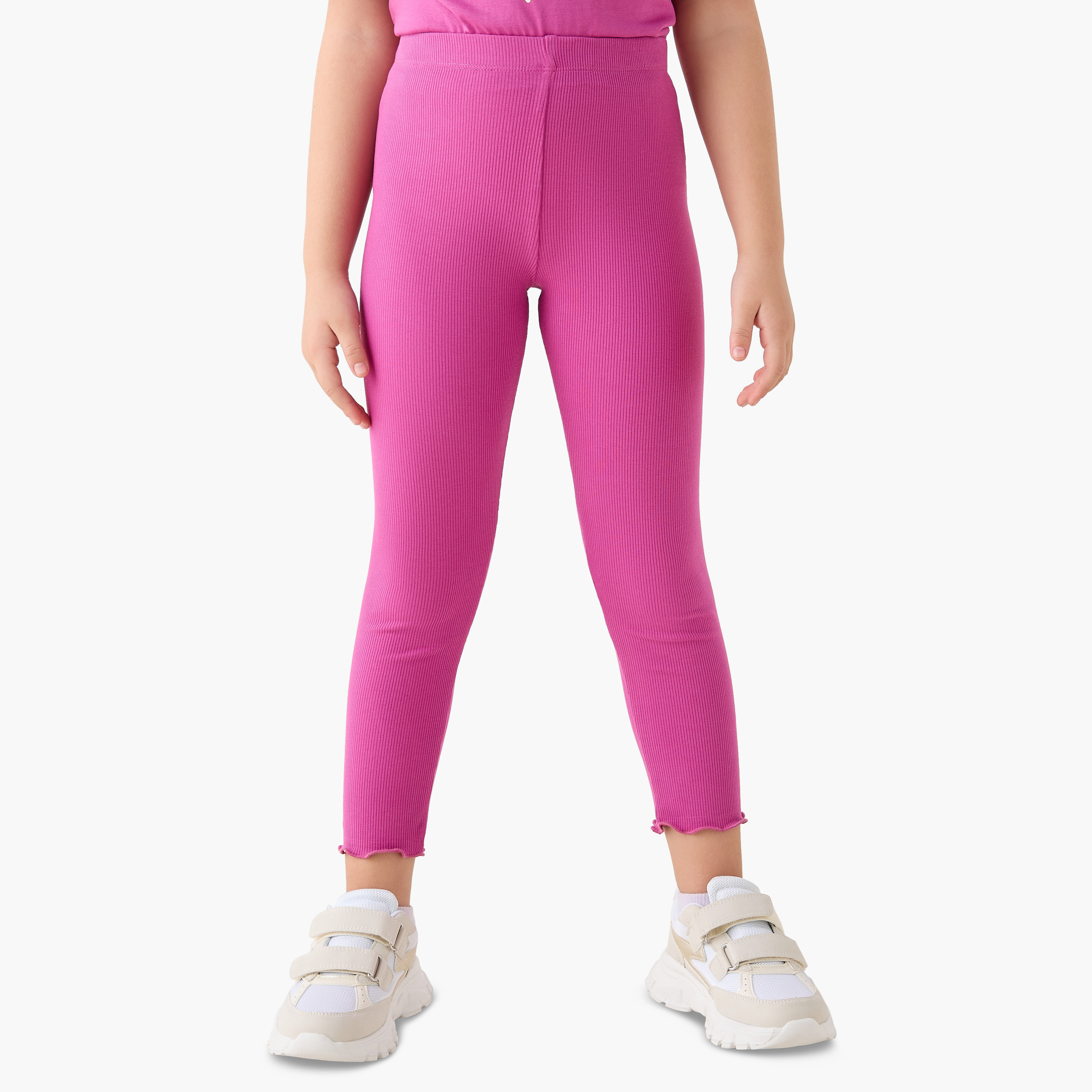 بنطلون ليقنز بطبعات قلب من جونيورز-girls-clothing-bottoms-leggings-image-5