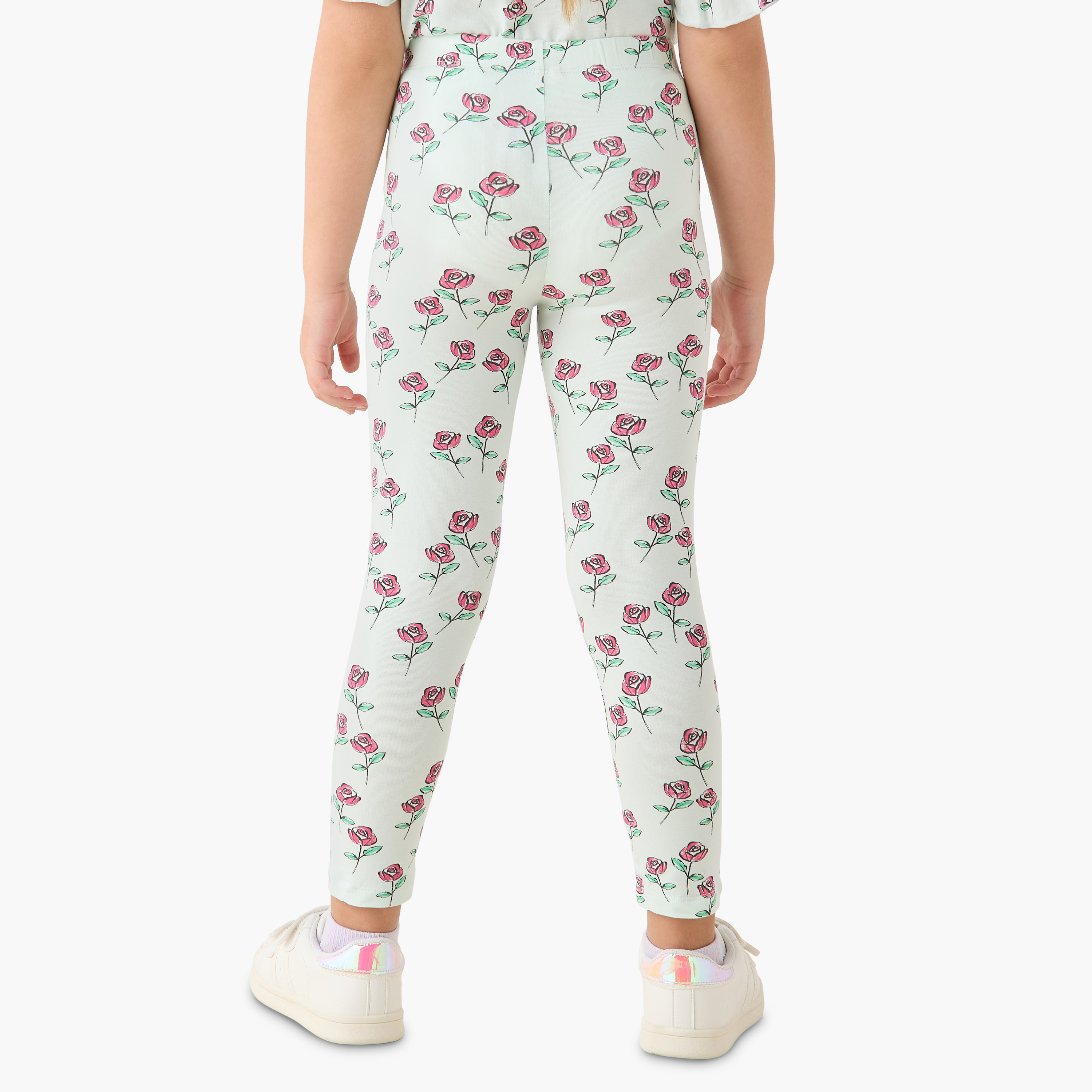 Juniors Leggings with Heart Print-girls-clothing-bottoms-leggings-image-3