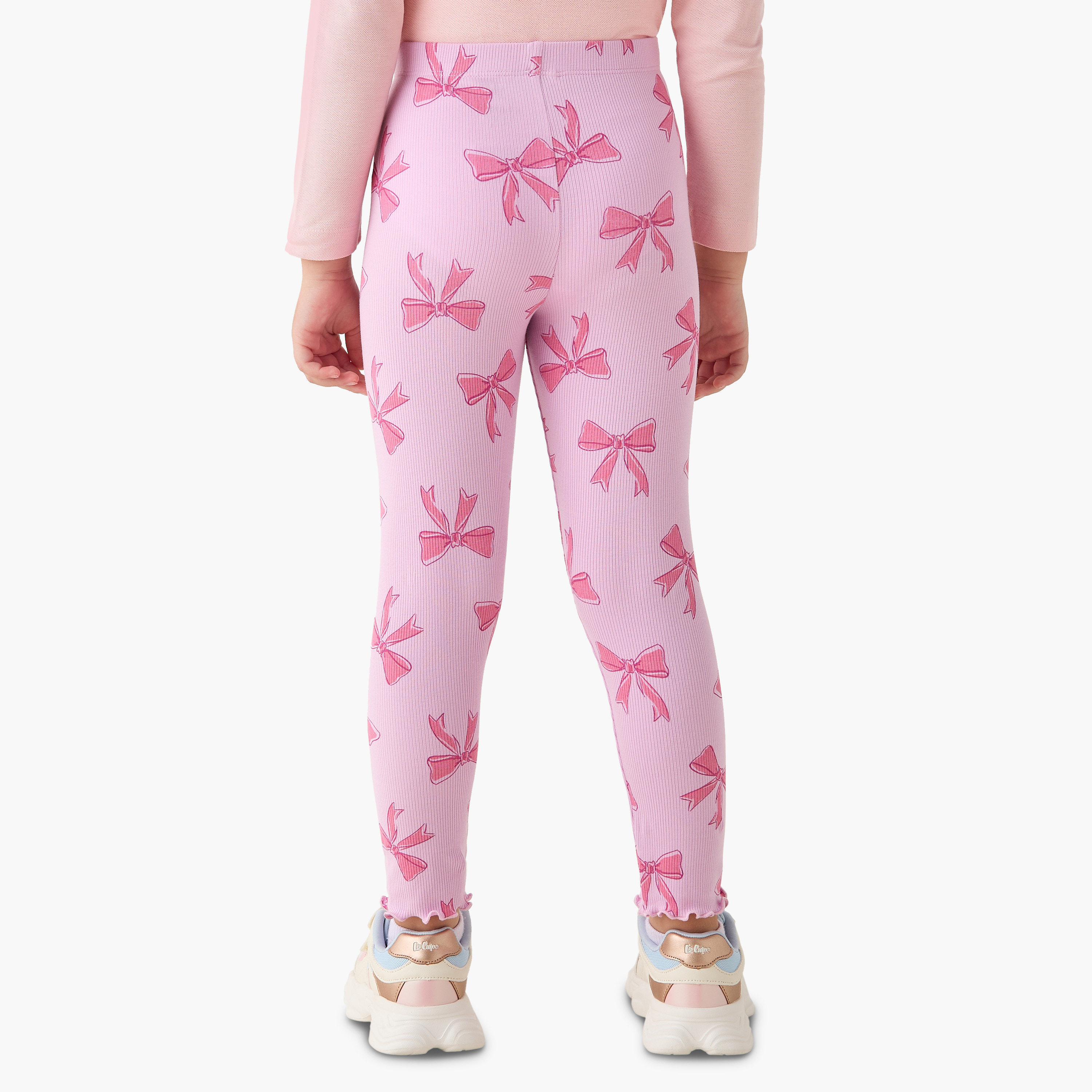 Juniors Leggings with Bow Print-baby-girls-clothing-bottoms-leggings-image-3