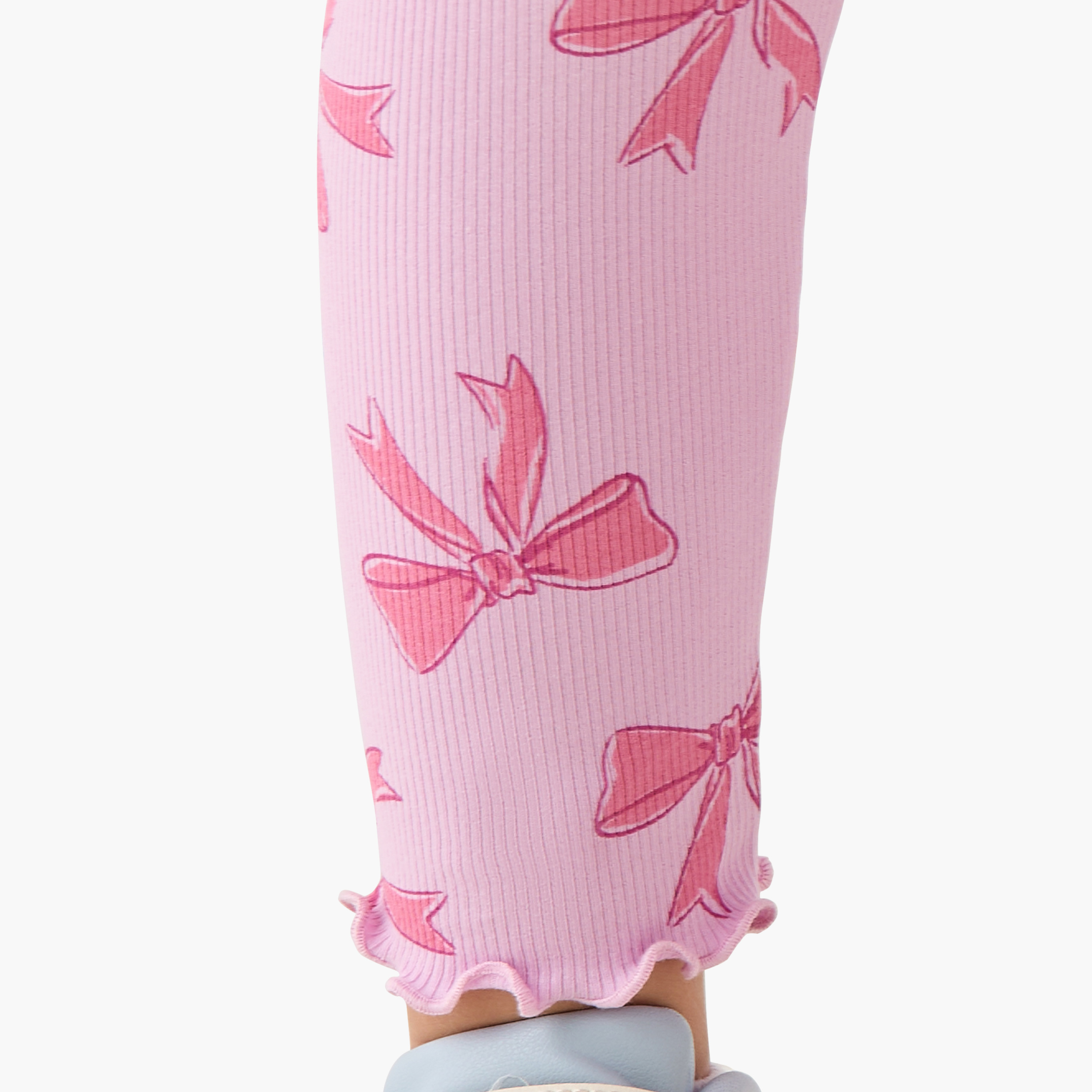 Juniors Leggings with Bow Print-baby-girls-clothing-bottoms-leggings-image-5