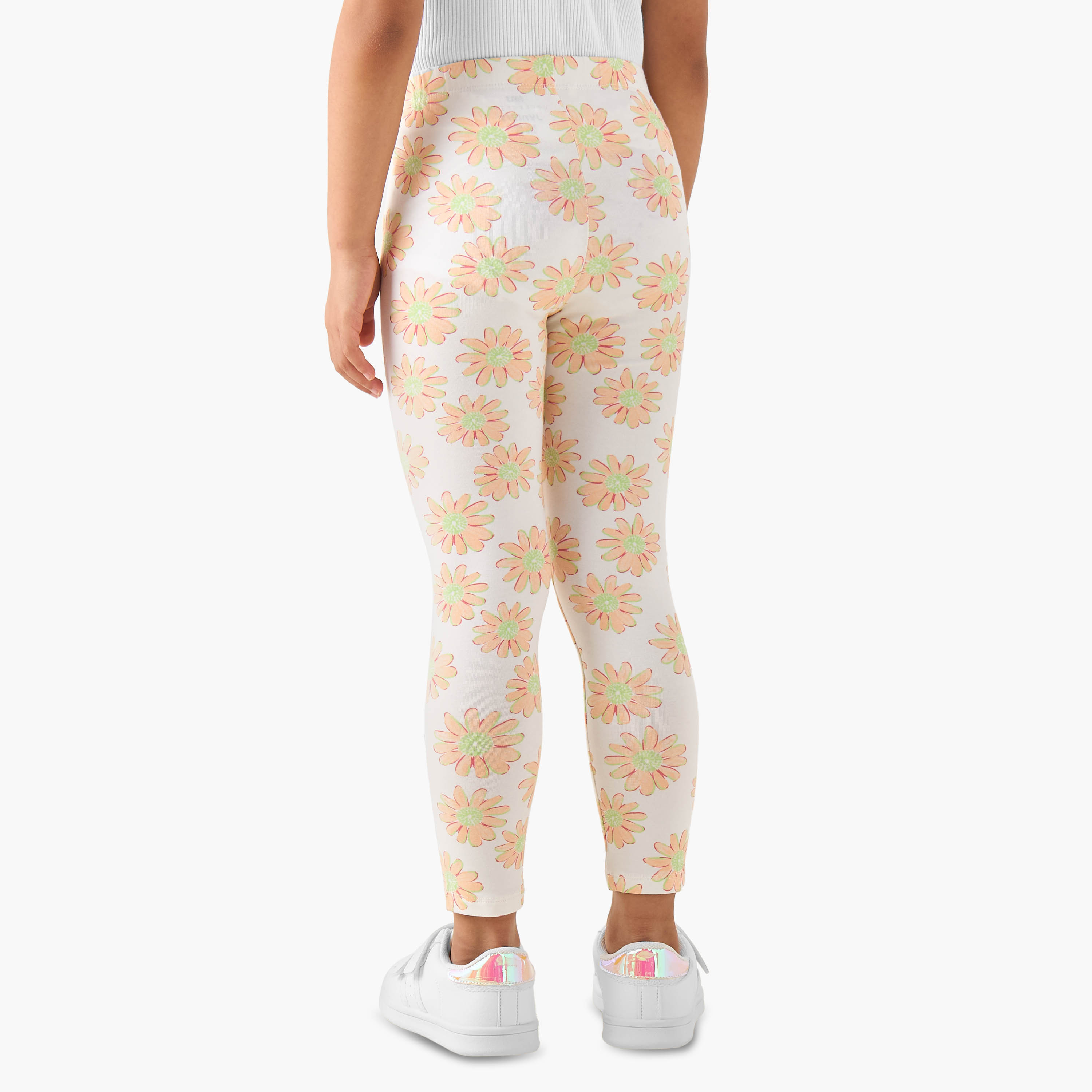 Juniors Leggings with Elasticated Waistband-baby-girls-clothing-bottoms-leggings-image-3