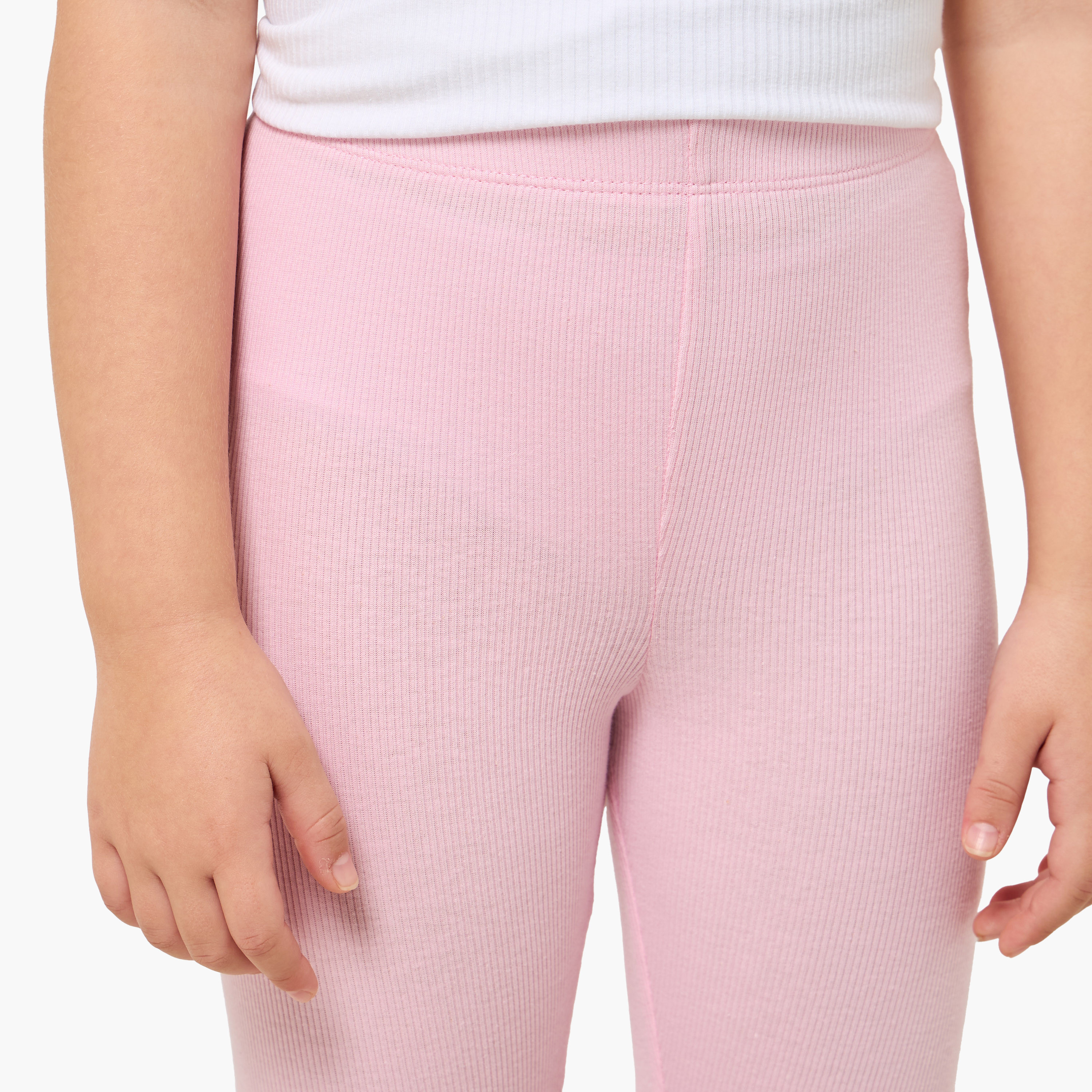 Juniors Leggings with Ribbed Texture-baby-girls-clothing-bottoms-leggings-image-4