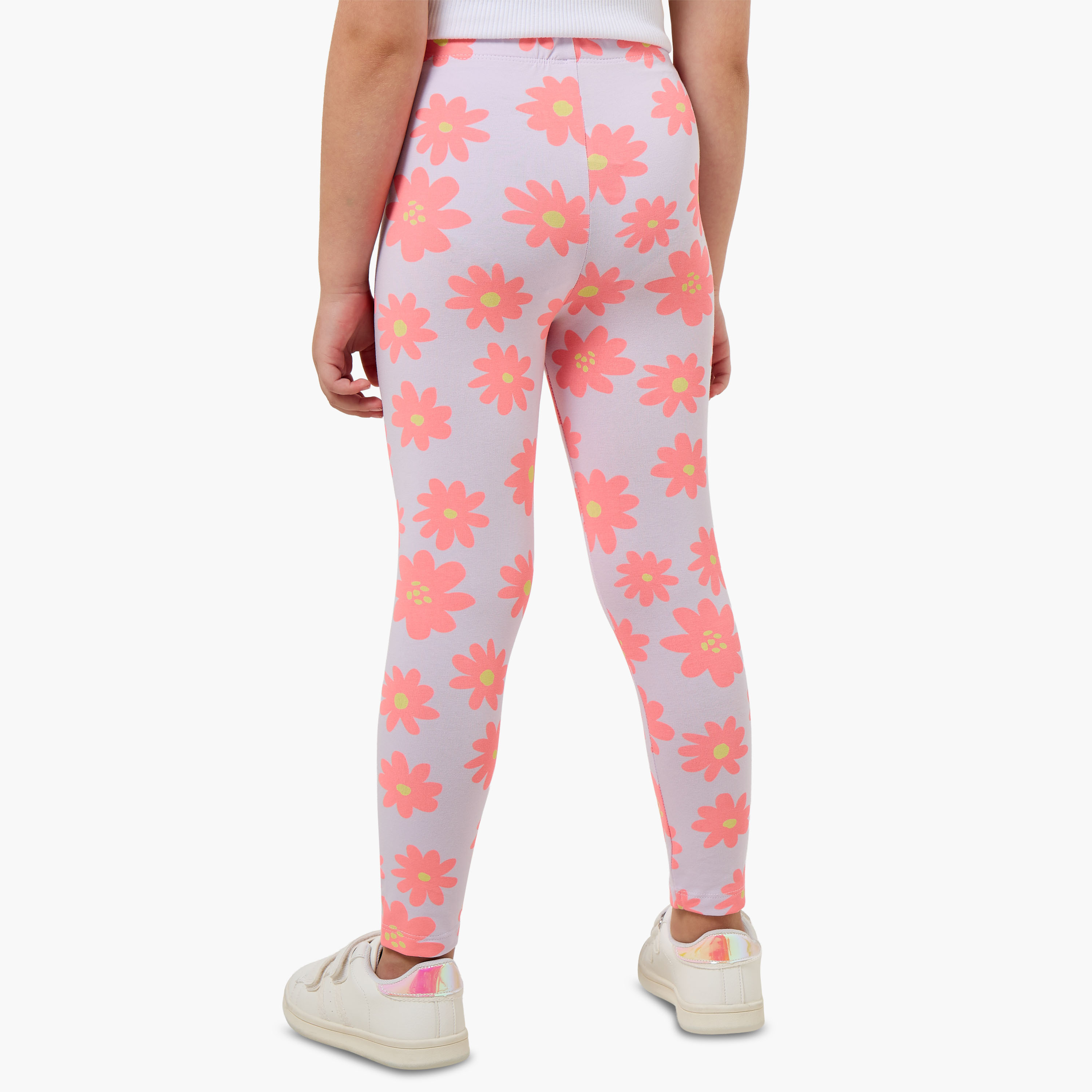 Juniors Leggings with Floral Print-baby-girls-clothing-bottoms-leggings-image-3