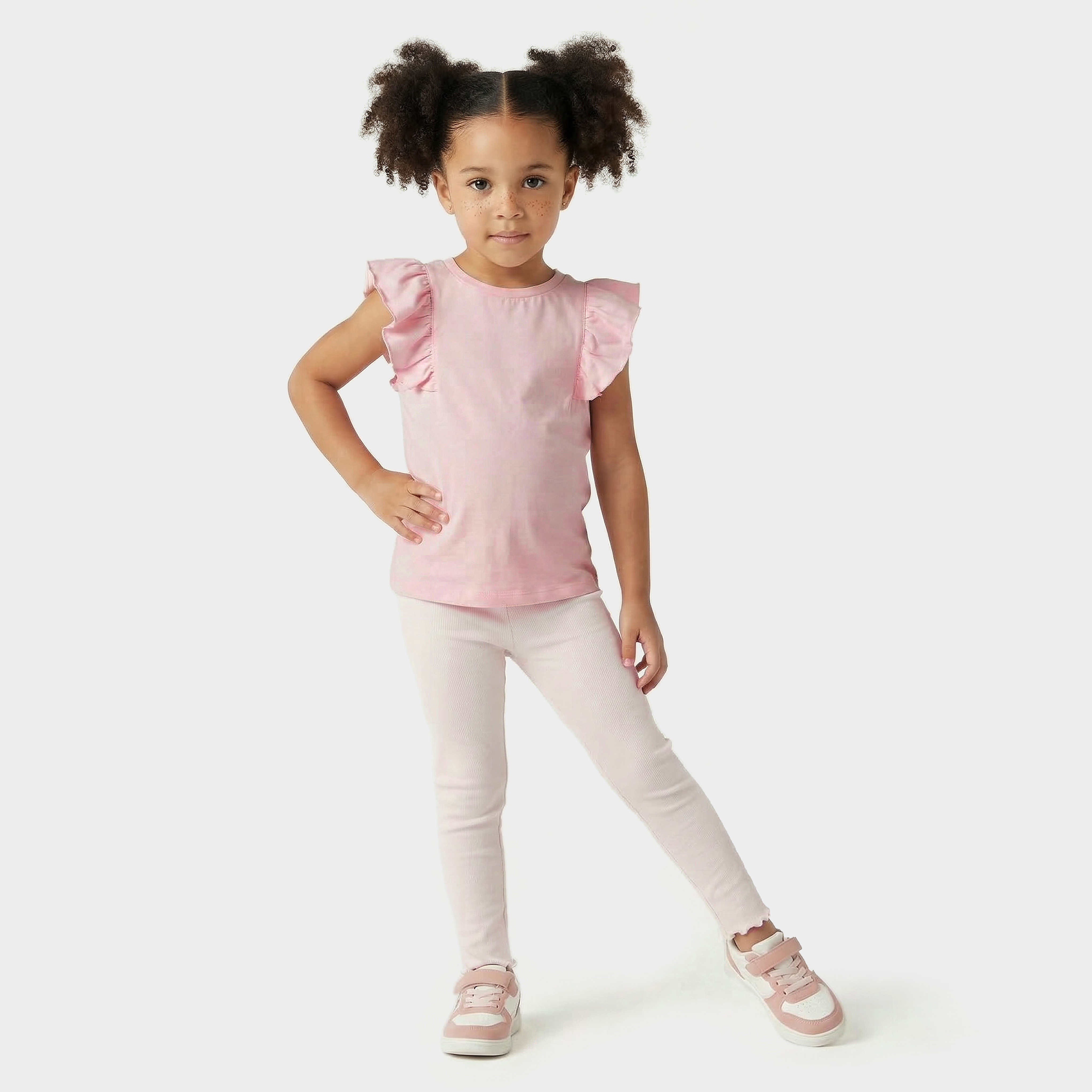 Juniors Leggings with Ribbed Detail-baby-girls-clothing-bottoms-leggings-image-2