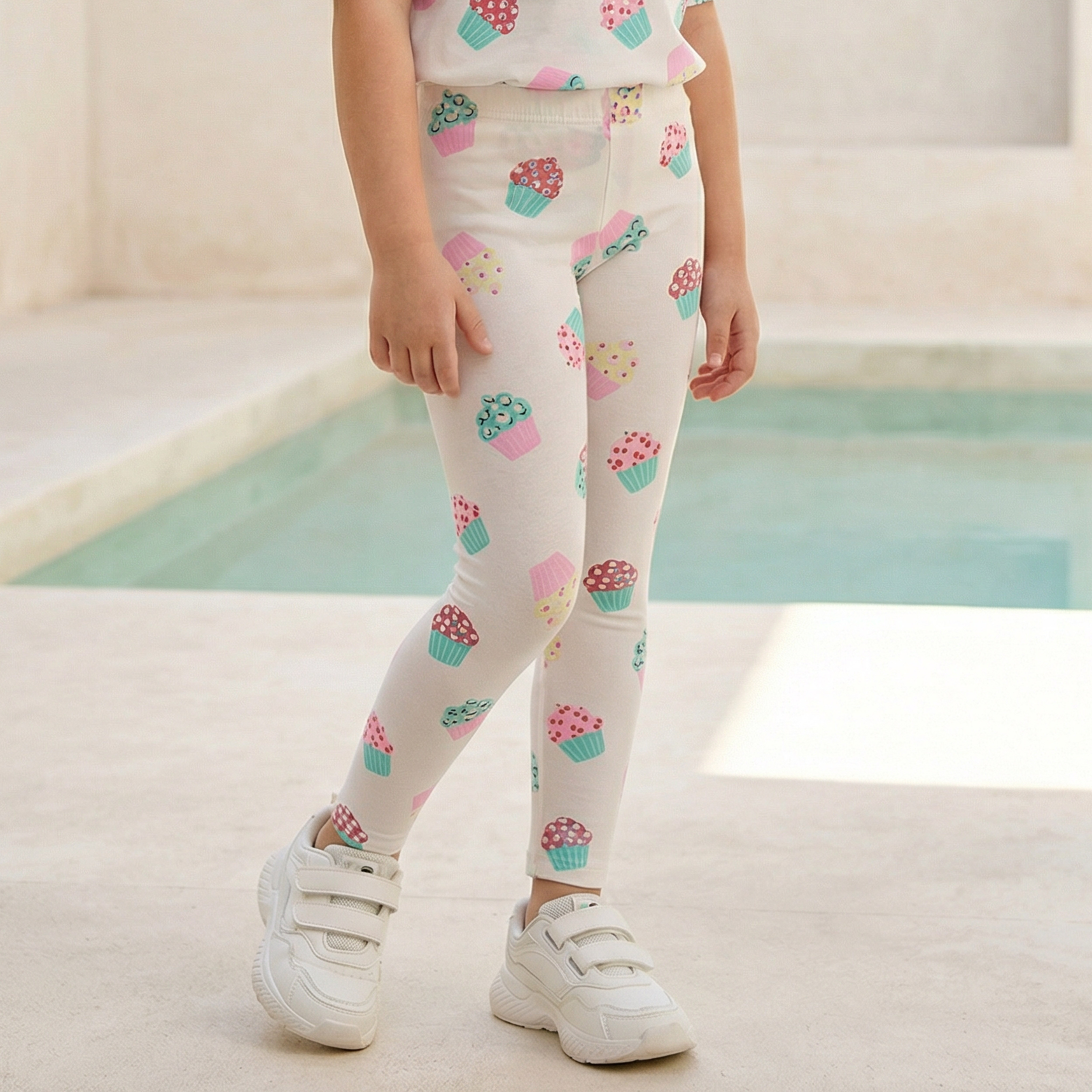 Juniors Leggings with Cupcake Print-baby-girls-clothing-bottoms-leggings-image-1