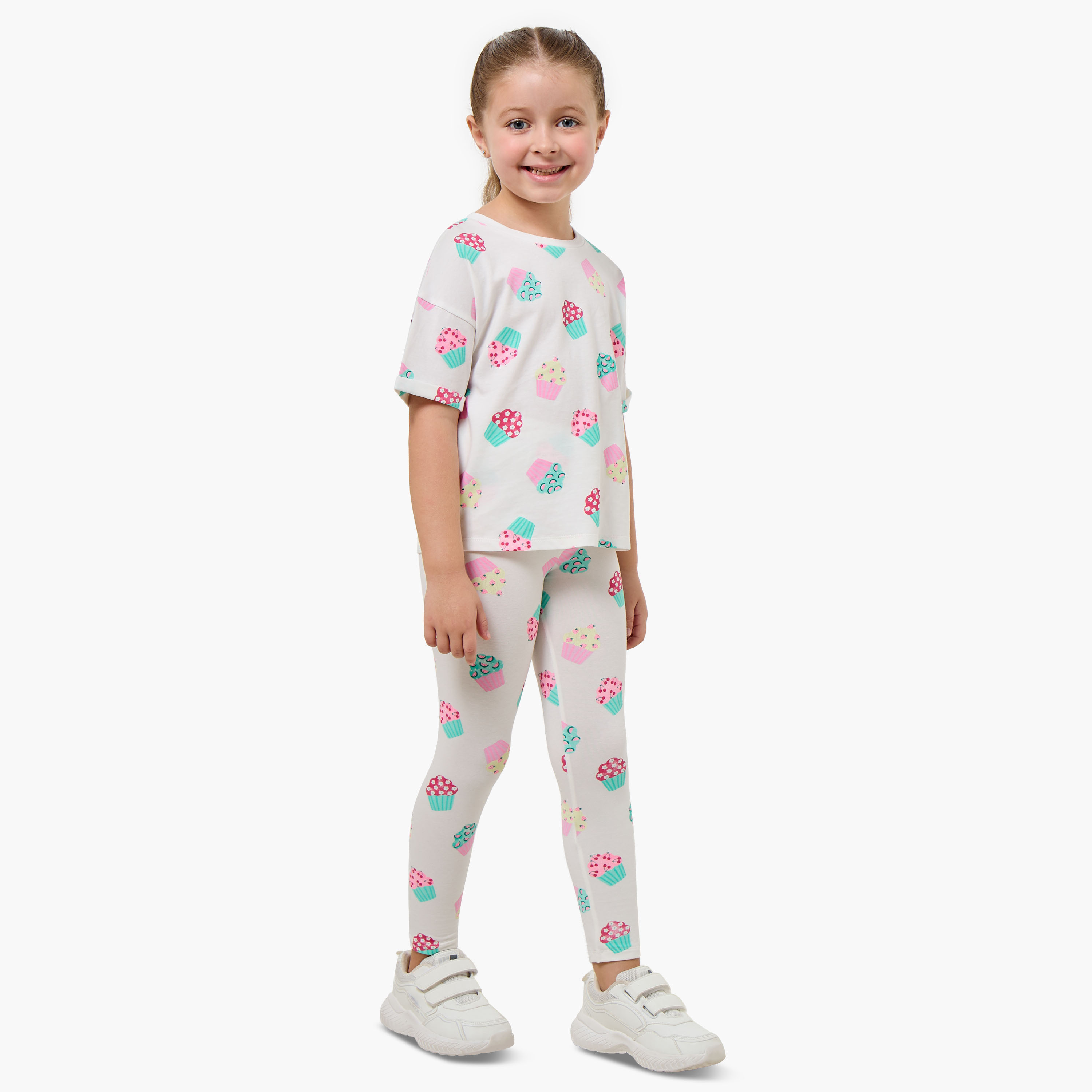 Juniors Leggings with Cupcake Print-baby-girls-clothing-bottoms-leggings-image-2