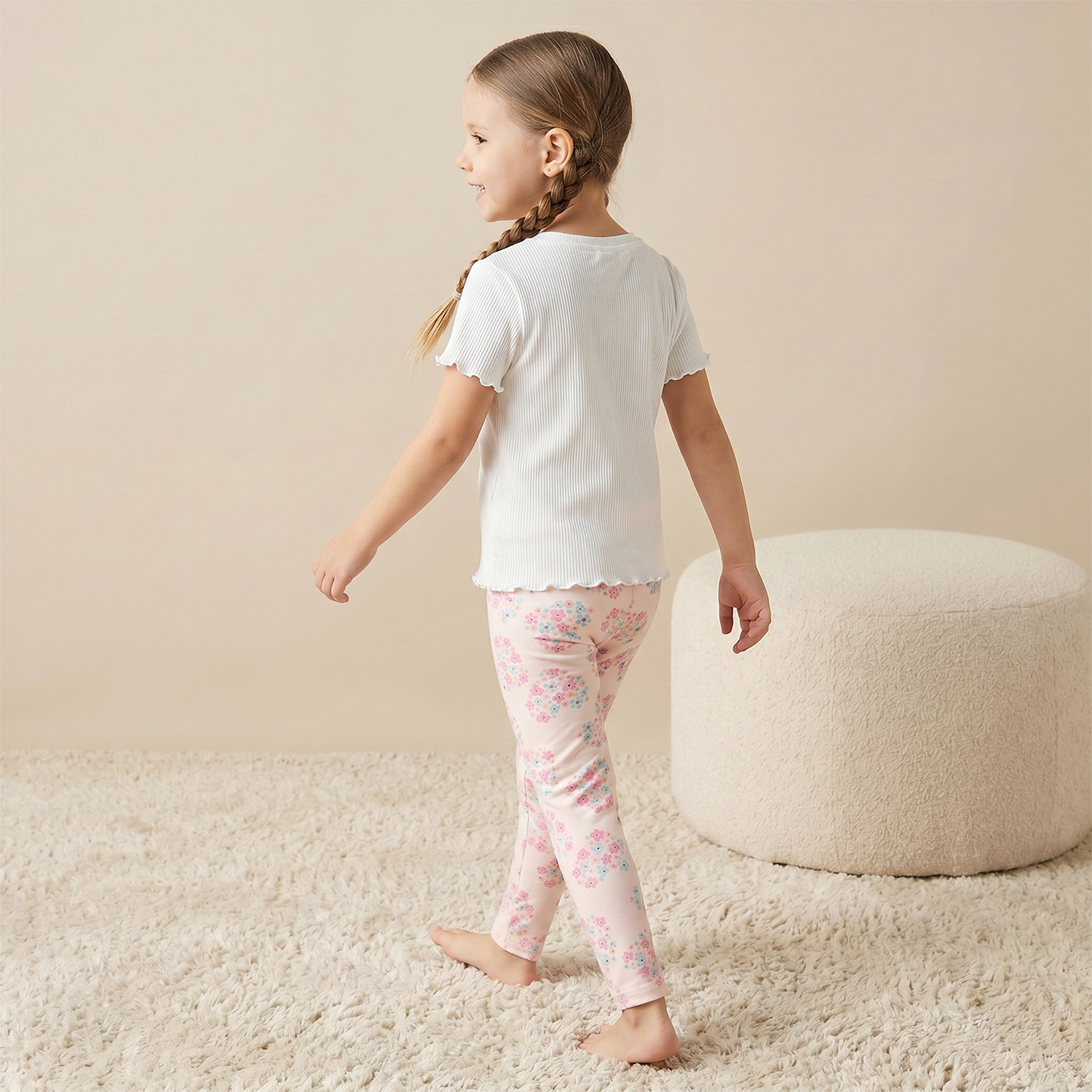 Juniors Leggings with Floral Print-baby-girls-clothing-bottoms-leggings-image-4