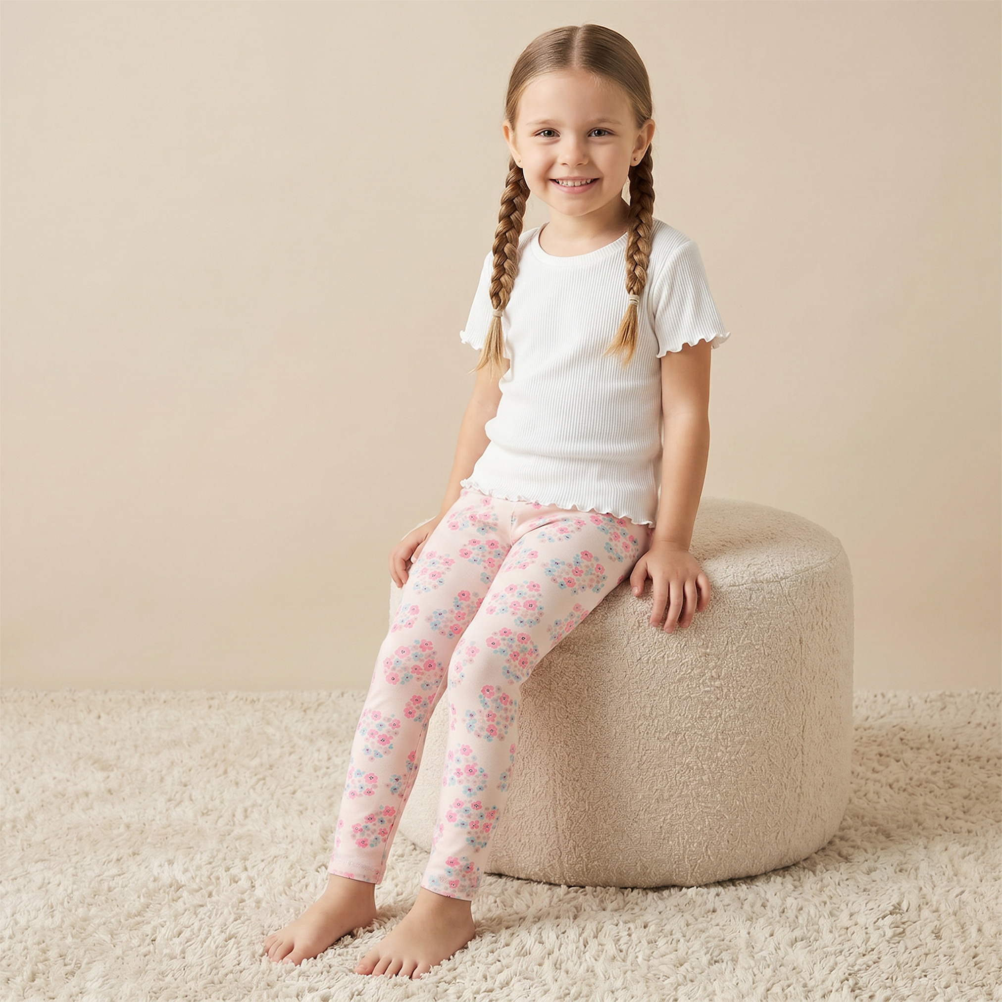 Juniors Leggings with Floral Print-baby-girls-clothing-bottoms-leggings-image-7
