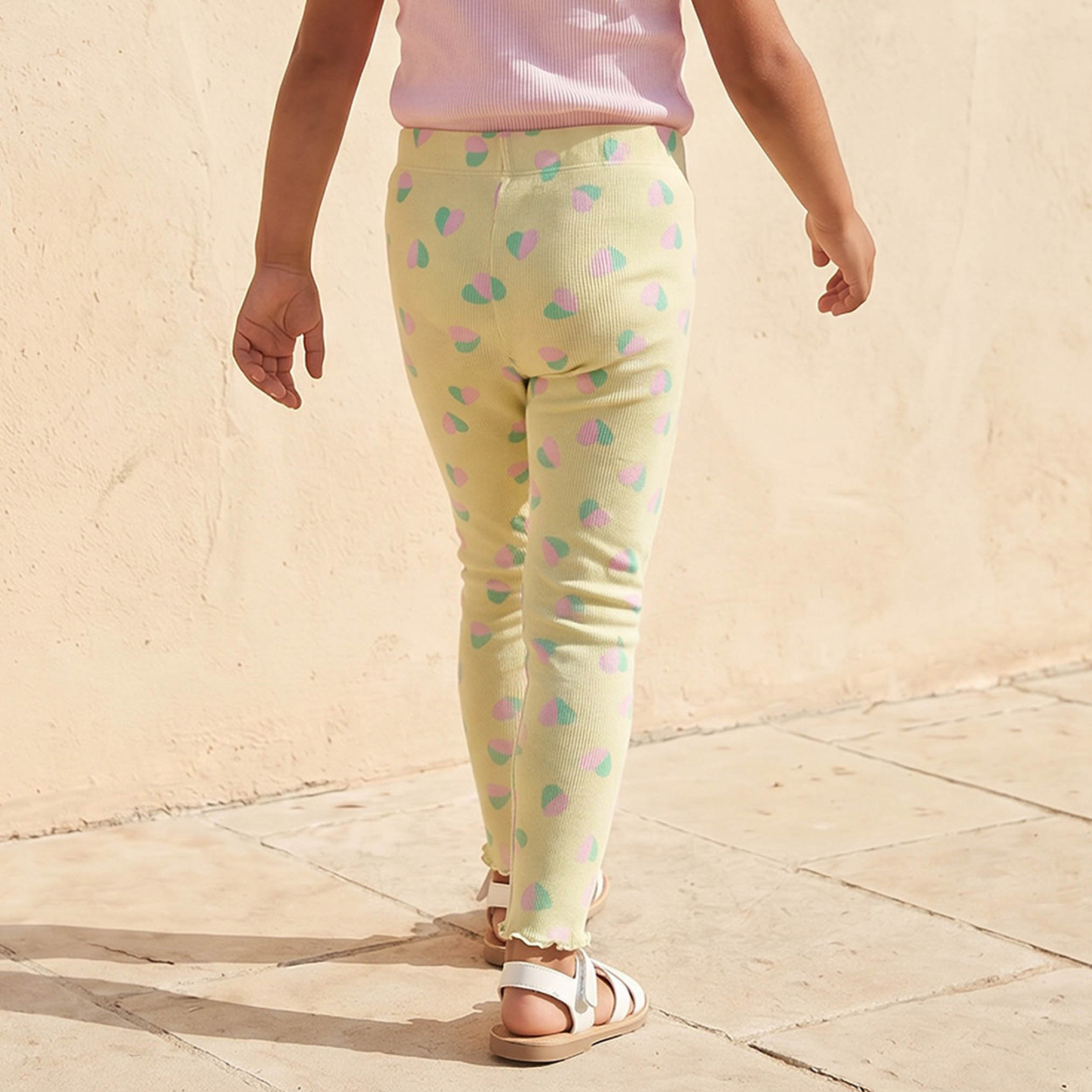 Juniors Leggings with Heart Print-baby-girls-clothing-bottoms-leggings-image-3