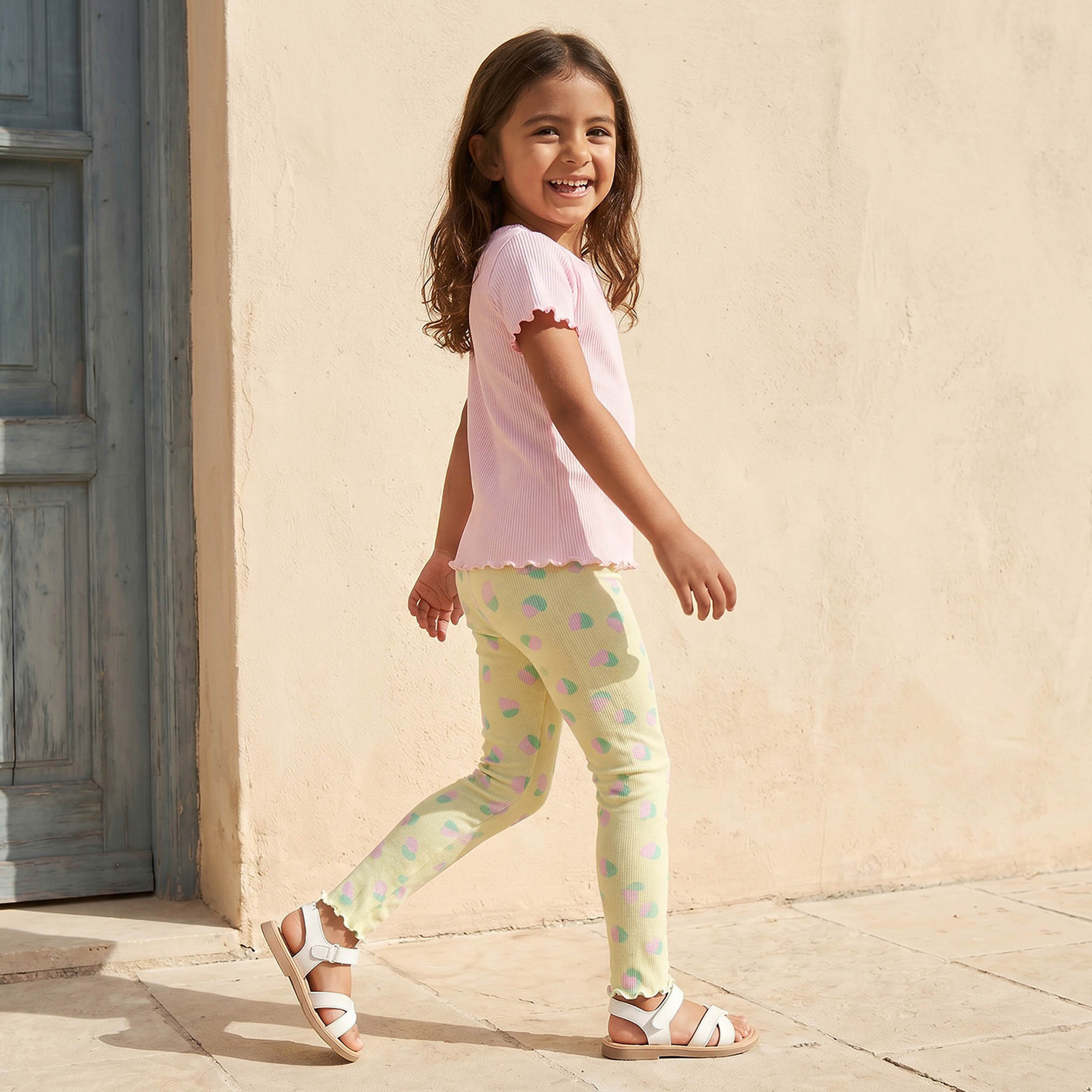 Juniors Leggings with Heart Print-baby-girls-clothing-bottoms-leggings-image-5