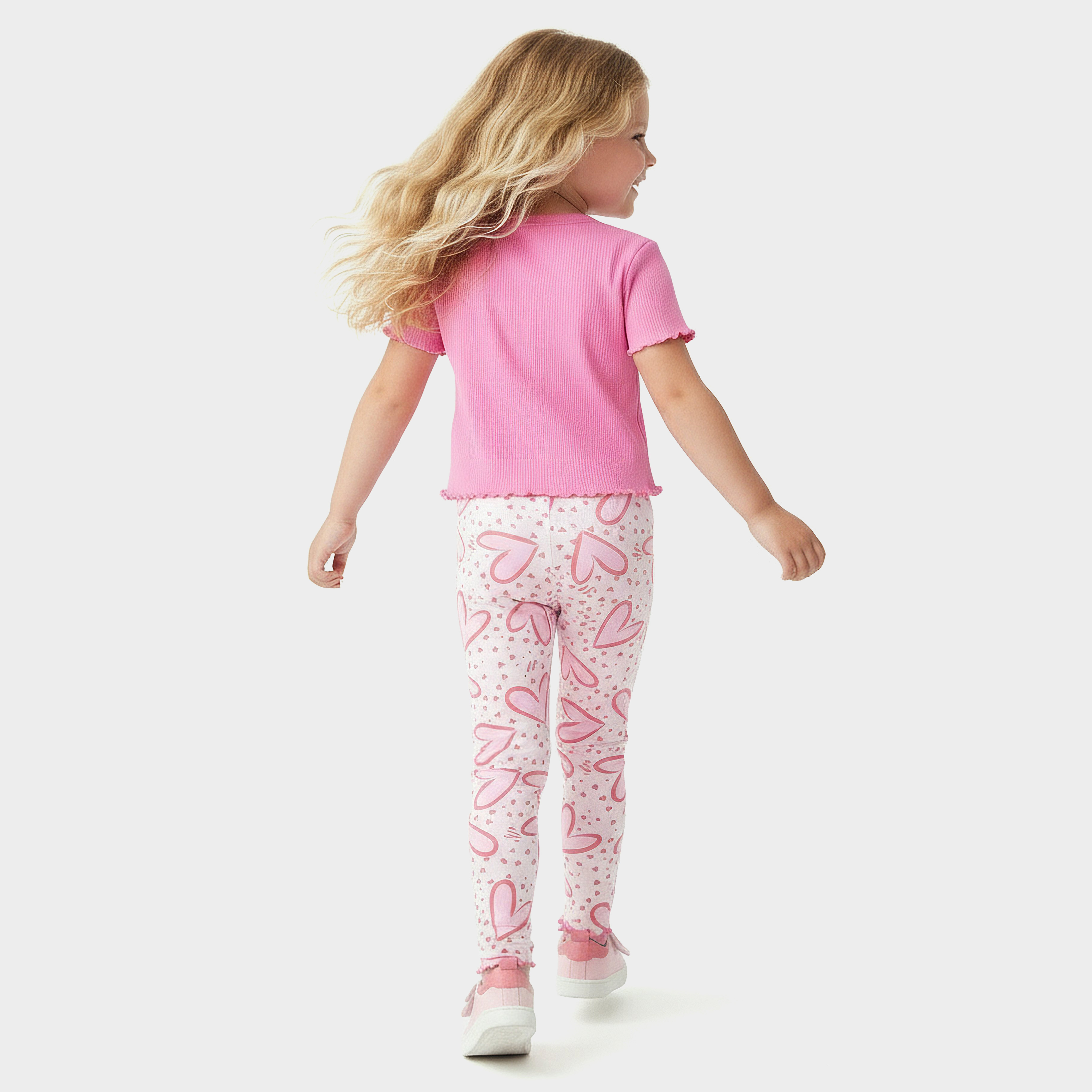 Juniors Leggings with Heart Print-baby-girls-clothing-bottoms-leggings-image-3