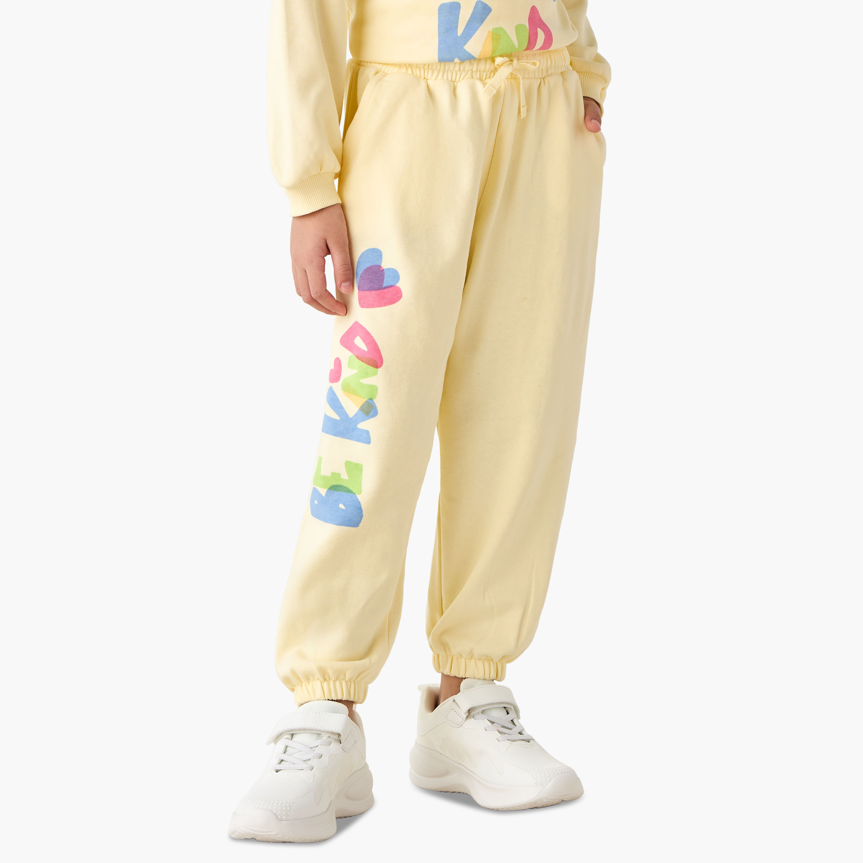 Juniors Drawstring Waist Joggers with Pockets-girls-clothing-bottoms-joggersandtrackpants-image-1