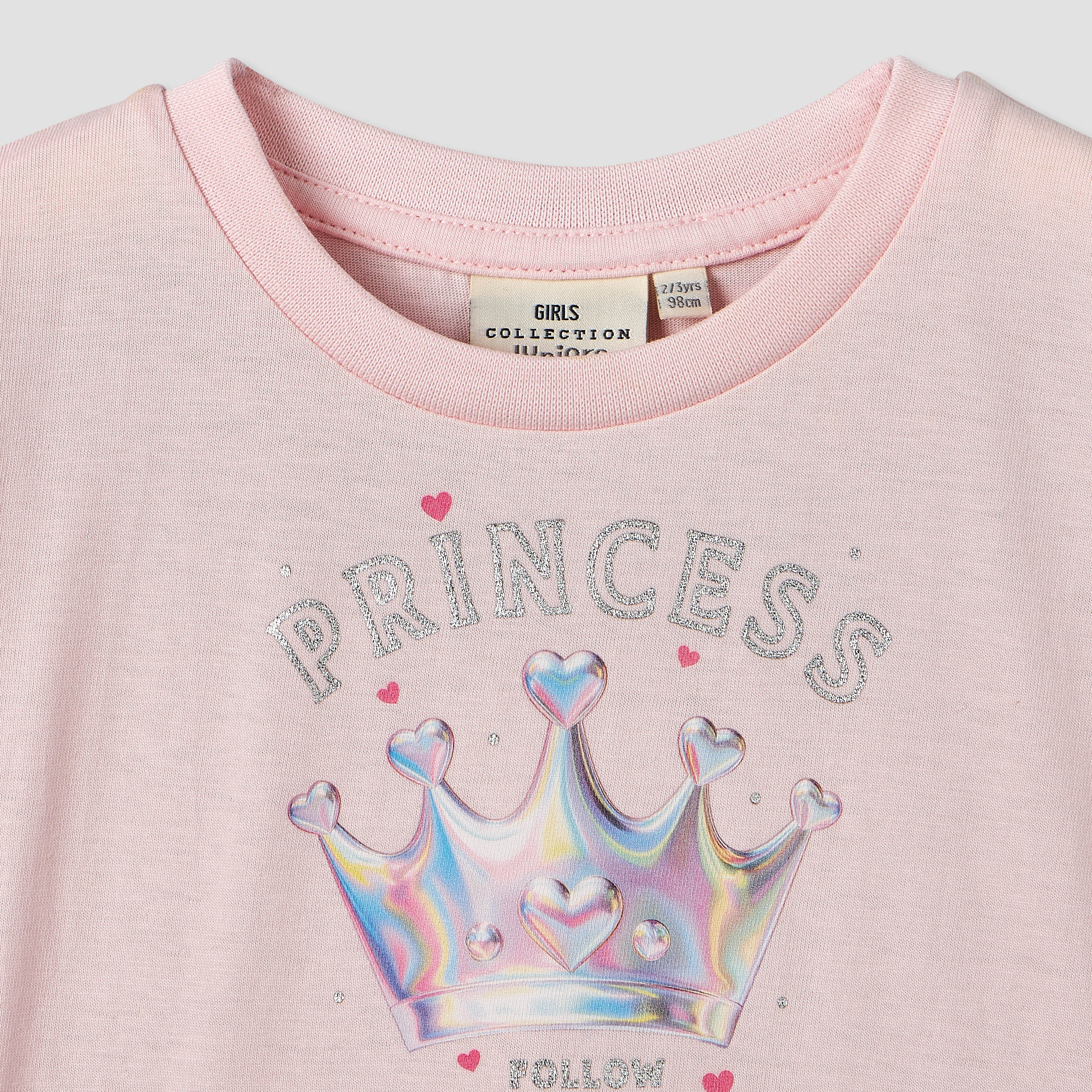Juniors Round Neck Short Sleeves Knee Length A-Line Dress with Graphic Print-girls-clothing-dressesandjumpsuits-image-4