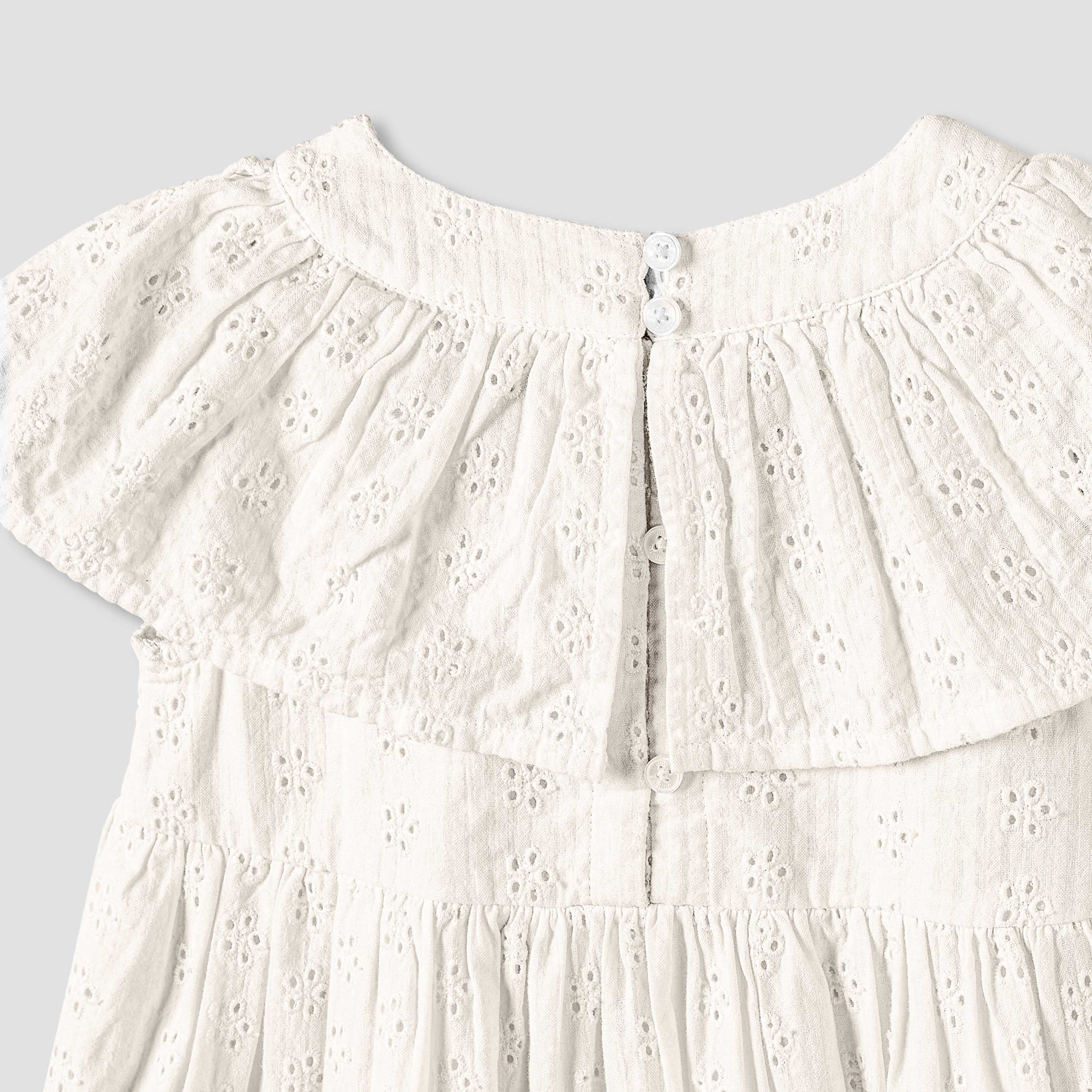 Juniors V-neck Sleeveless Dress with Ruffles-girls-clothing-dressesandjumpsuits-image-5