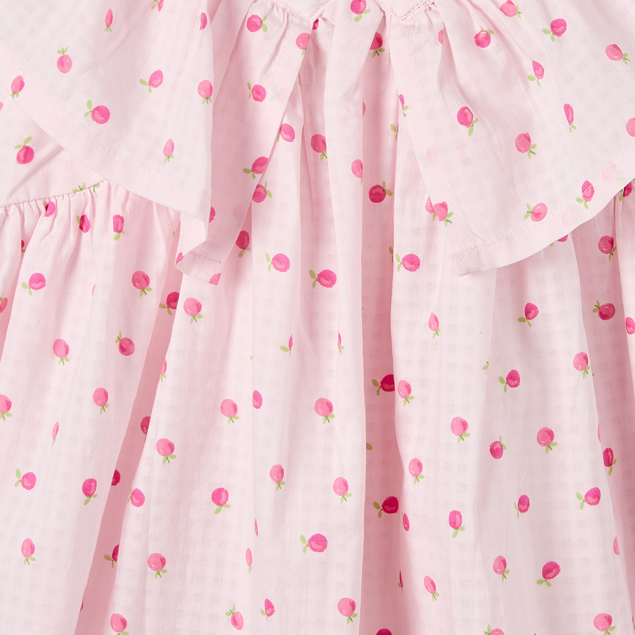 Juniors V-neck Sleeveless Knee-Length Dress with Fruit Print-girls-clothing-dressesandjumpsuits-image-4