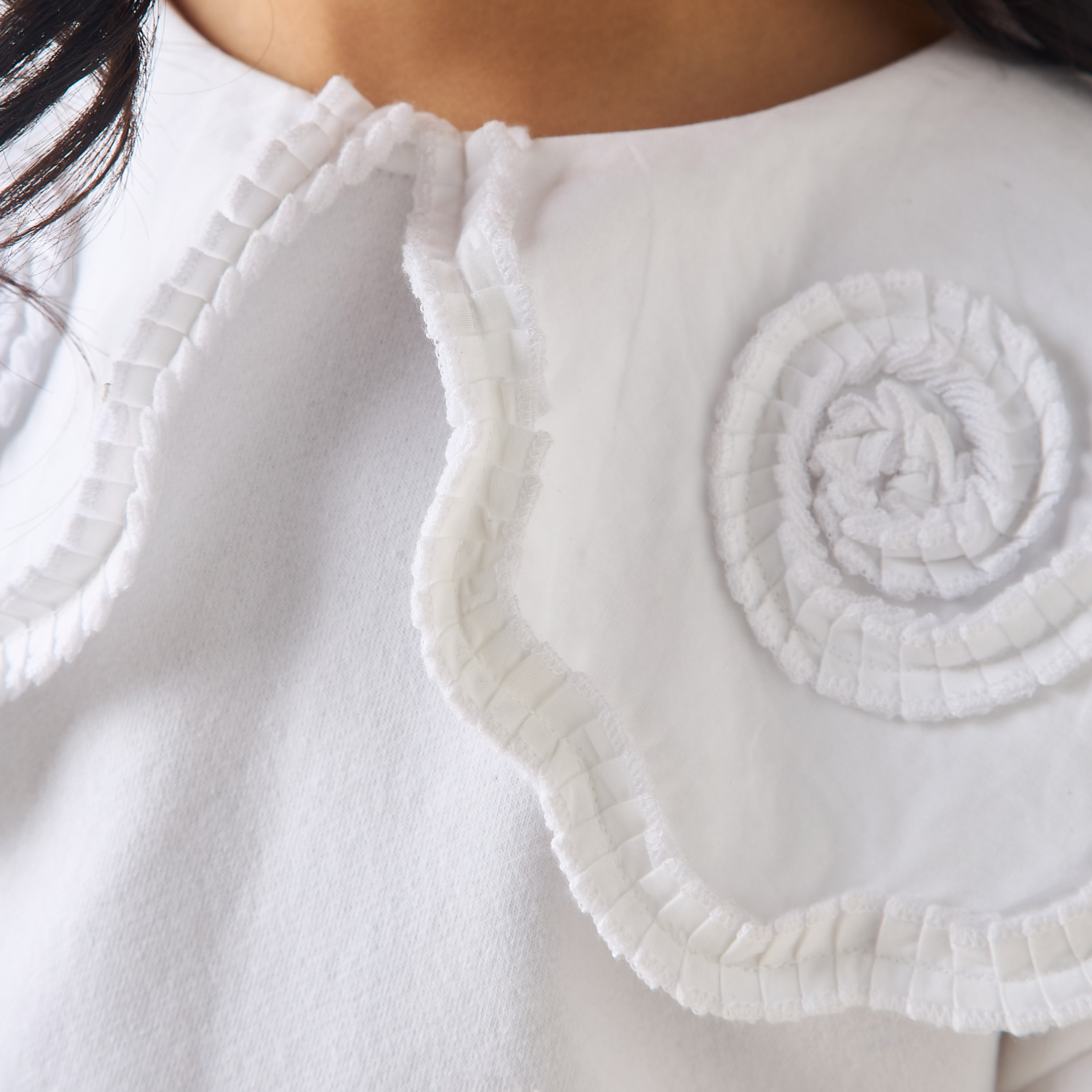 Juniors Ruffle Overlay Sweatshirt with Long Sleeves-girls-clothing-winterwear-sweatshirts-image-5