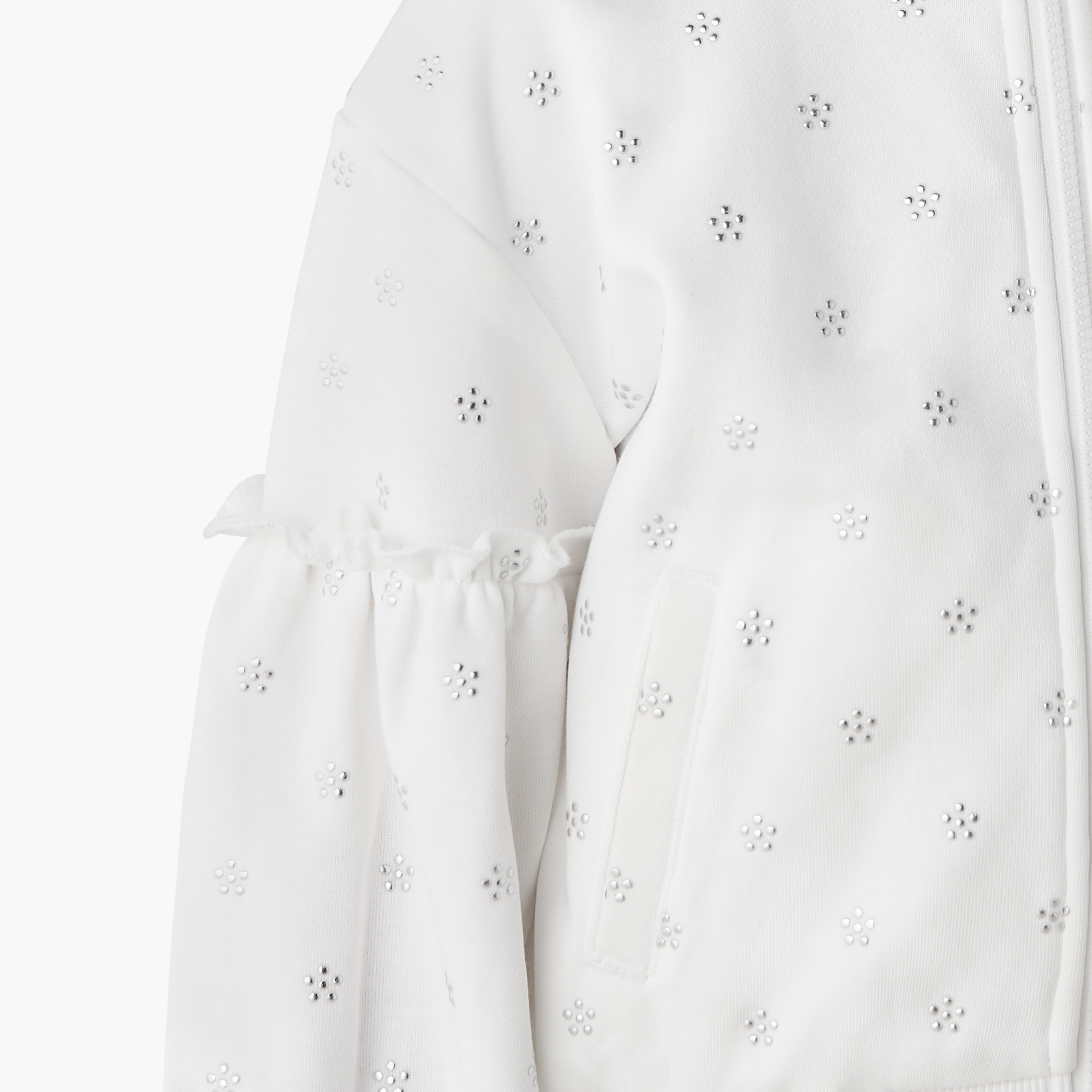 Juniors Hooded Long Sleeves Sweatshirt and Pants Set with Embellished Detail-baby-girls-clothing-setsandcoords-image-5