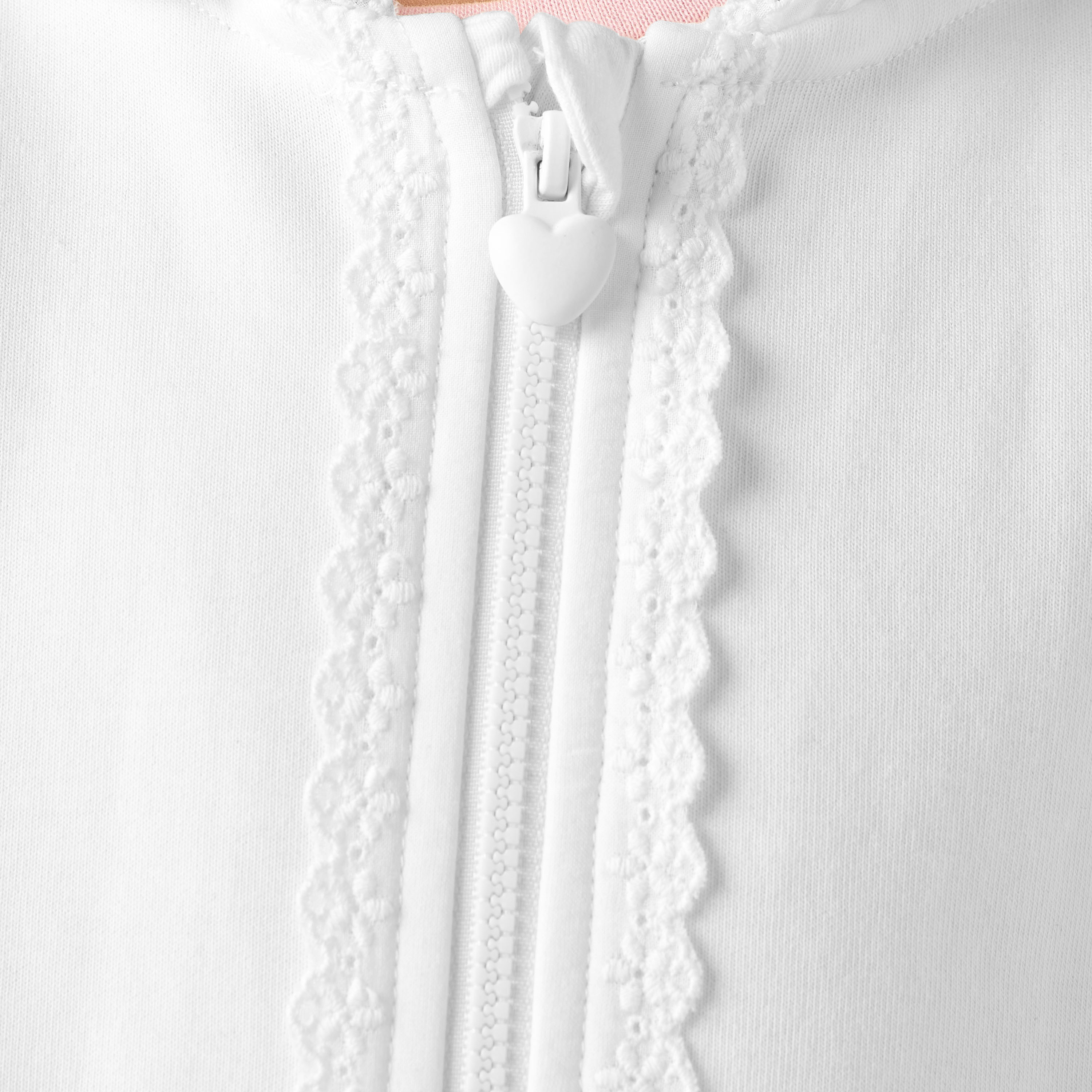 Juniors Hooded Long Sleeves Sweatshirt and Track Pants Set with Lace Trim-baby-girls-clothing-setsandcoords-image-6