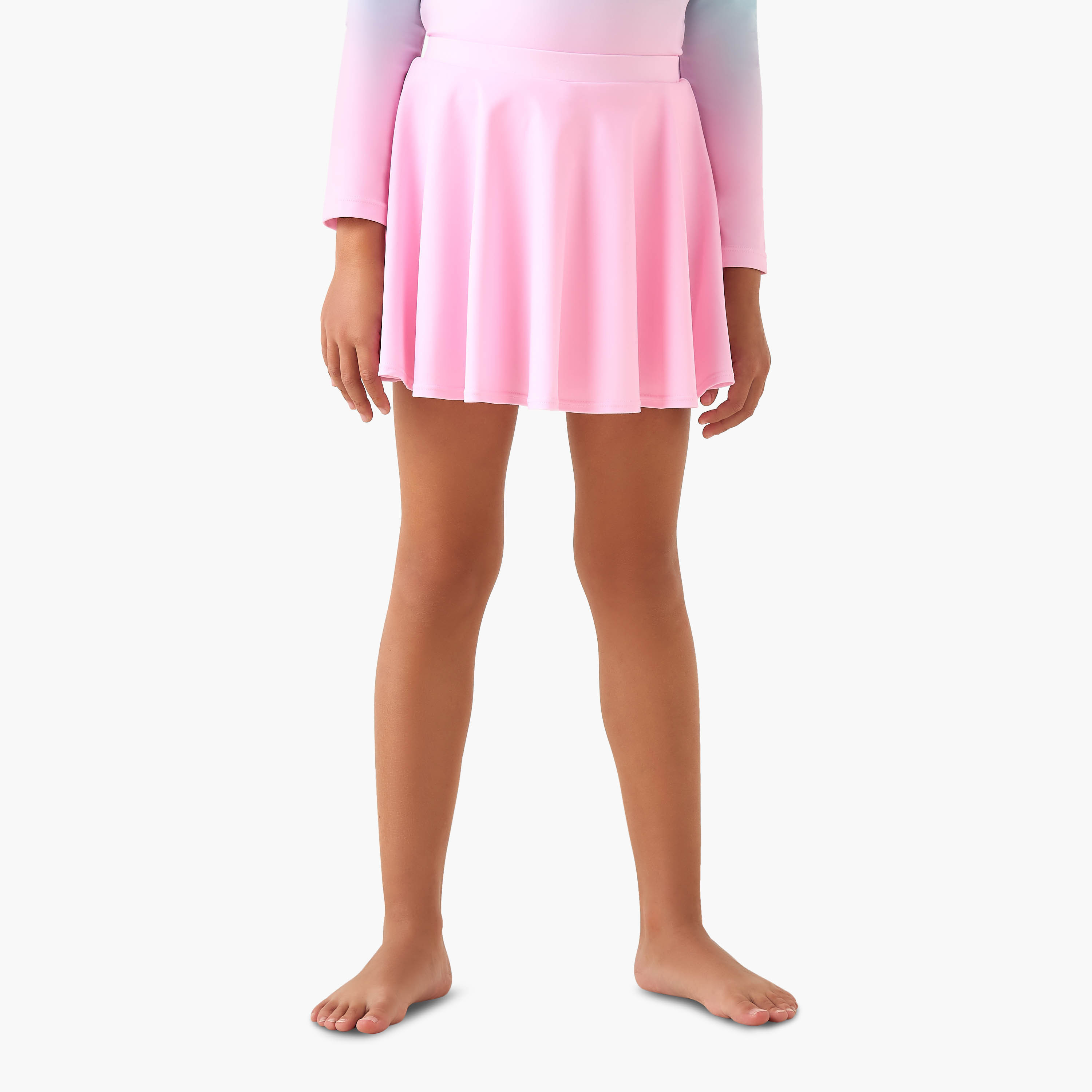 Juniors Girls Sequin Heart Embellished Swim Top and Skirt-girls-clothing-swimwear-image-3