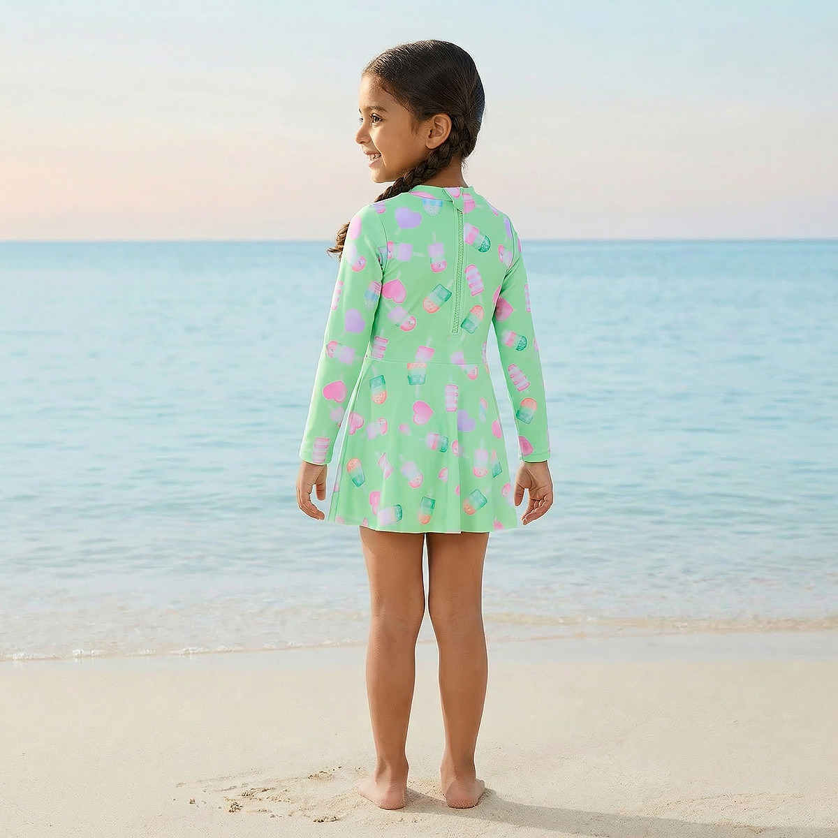 Juniors Girls Popsicle Print Swimsuit-girls-clothing-sportswear-swimwear-image-3