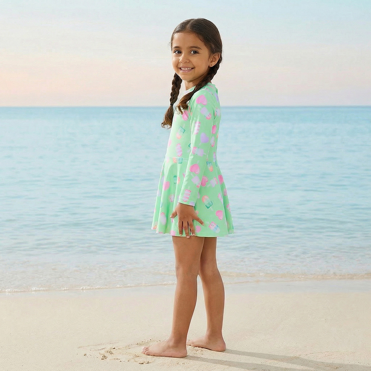 Juniors Girls Popsicle Print Swimsuit-girls-clothing-sportswear-swimwear-image-5