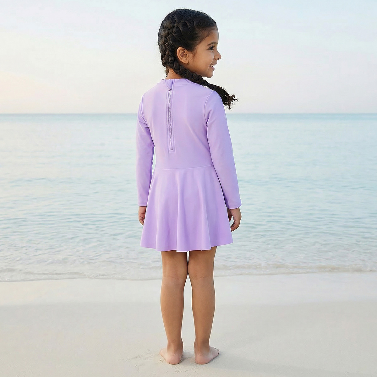 بدلة سباحة مزينة للبنات من جونيورز-girls-clothing-sportswear-swimwear-image-3