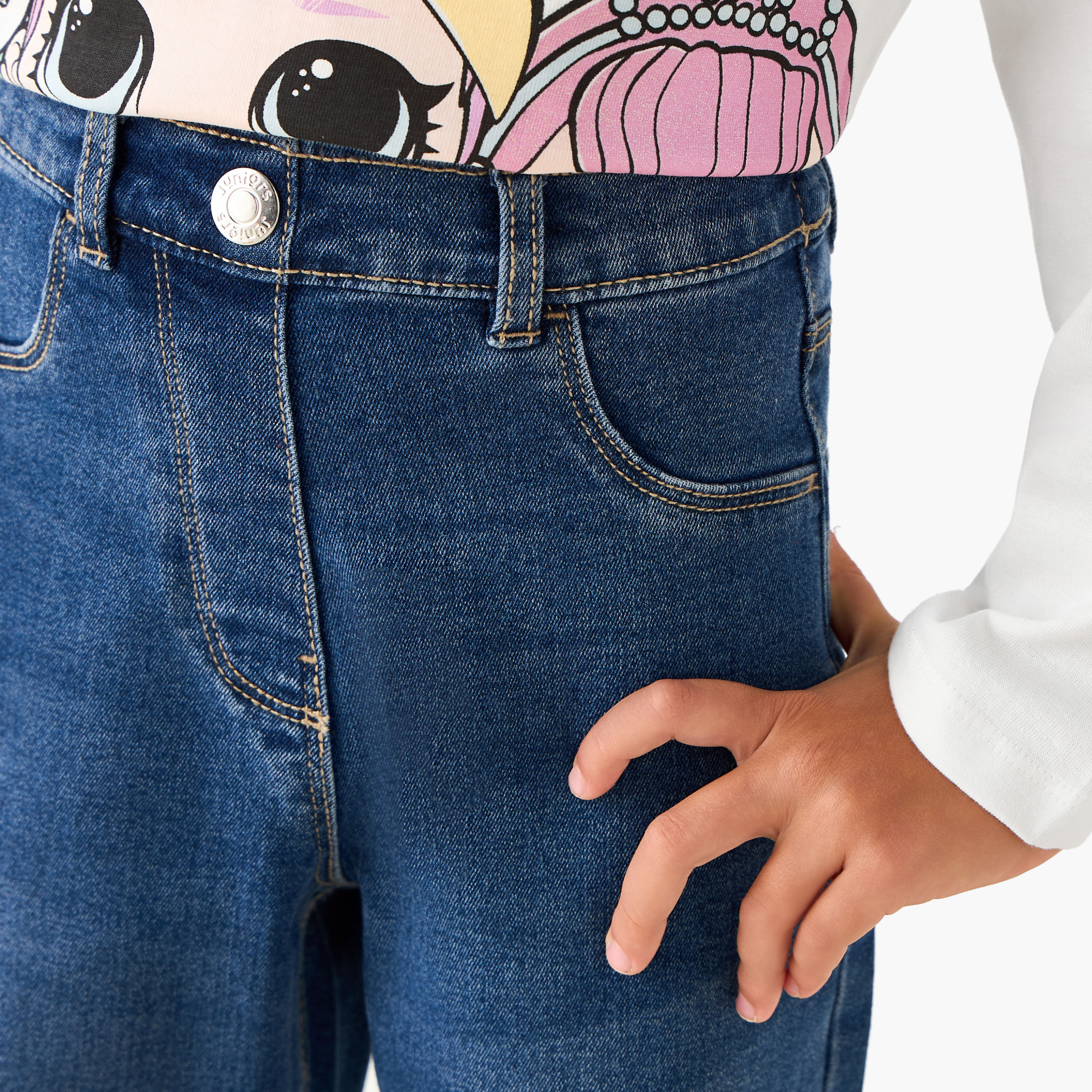 Juniors Jeans with Pockets-girls-clothing-bottoms-jeansandjeggings-image-4