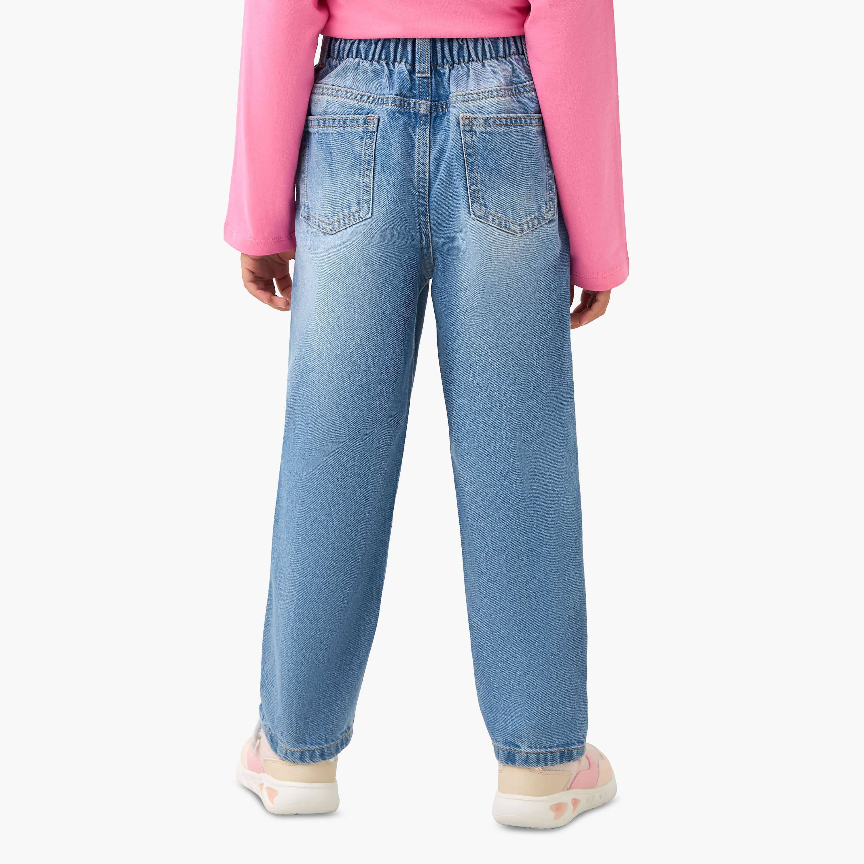 بنطلون جينز بزر إغلاق وجيوب من جونيورز-girls-clothing-bottoms-jeansandjeggings-image-3