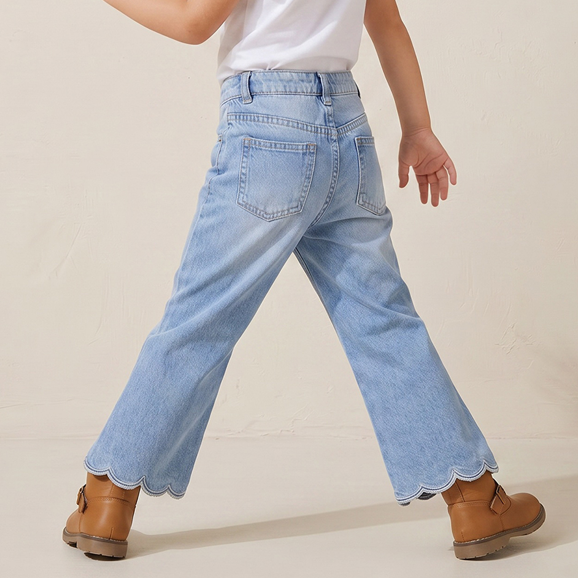 Juniors Button Closure Jeans with Scalloped Hem-girls-clothing-bottoms-jeansandjeggings-image-3