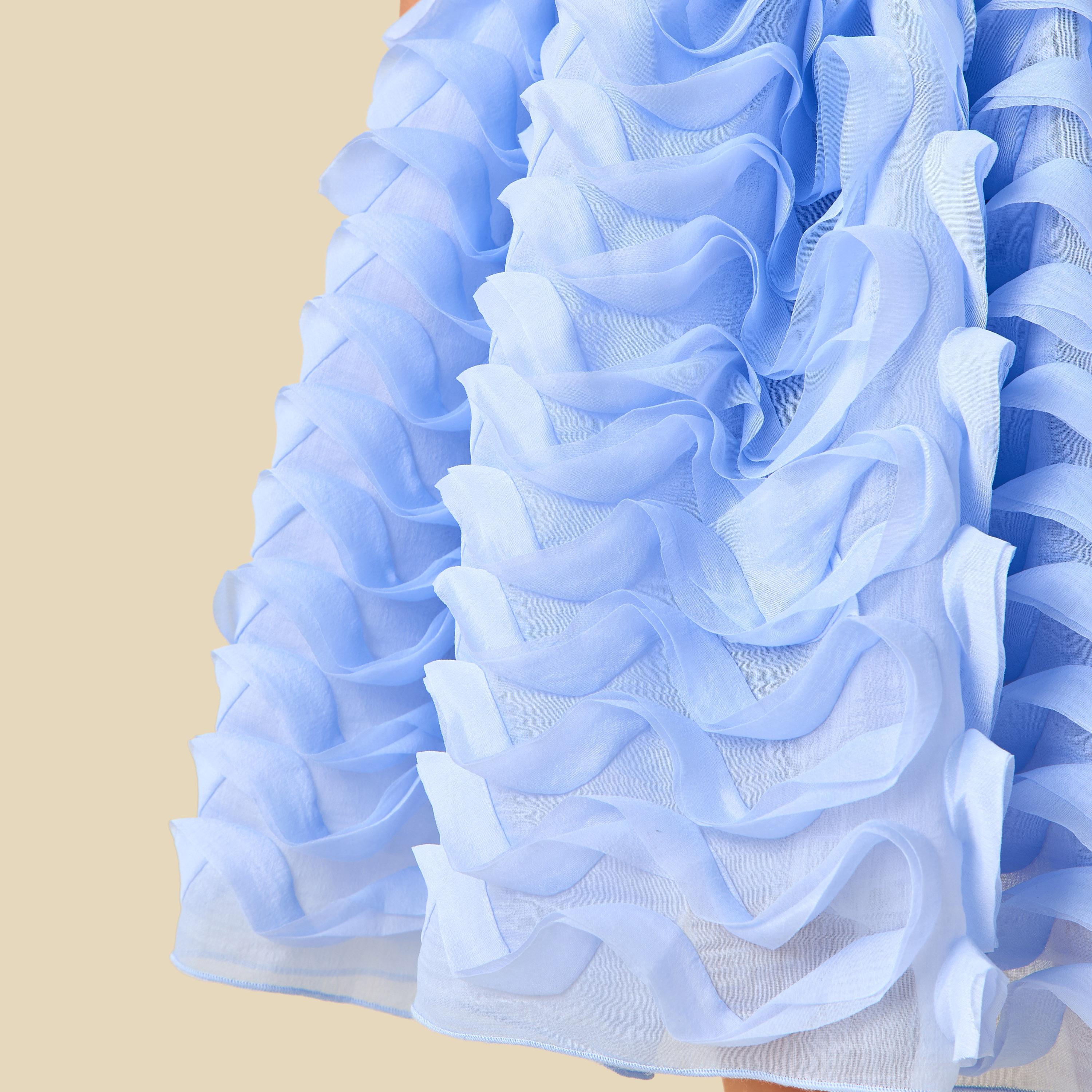 Juniors Round Neck Sleeveless Dress with Ruffle Detail-girls-clothing-dressesandjumpsuits-image-7