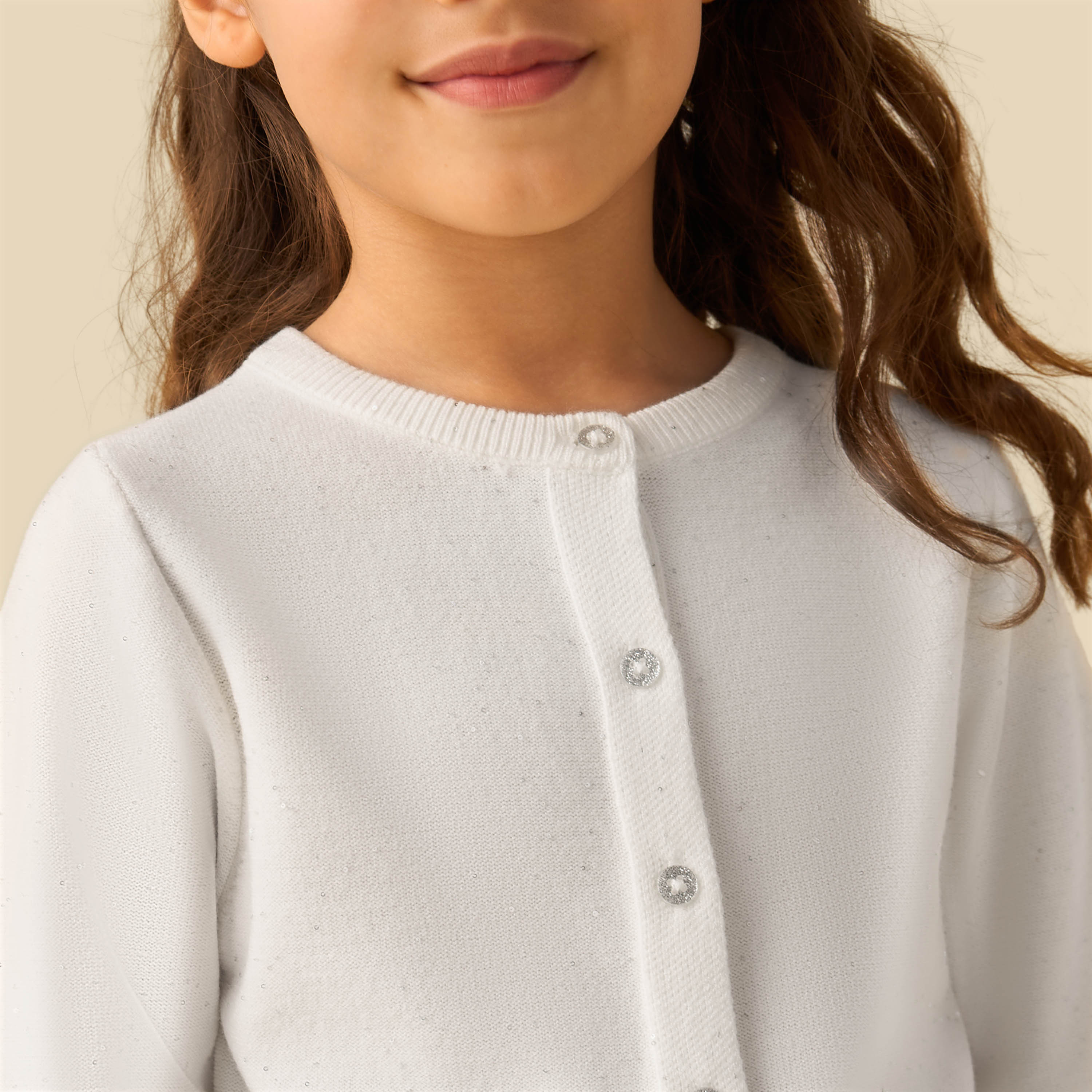 Juniors Textured Cardigan with Long Sleeves-girls-clothing-winterwear-jumpersandcardigans-image-4