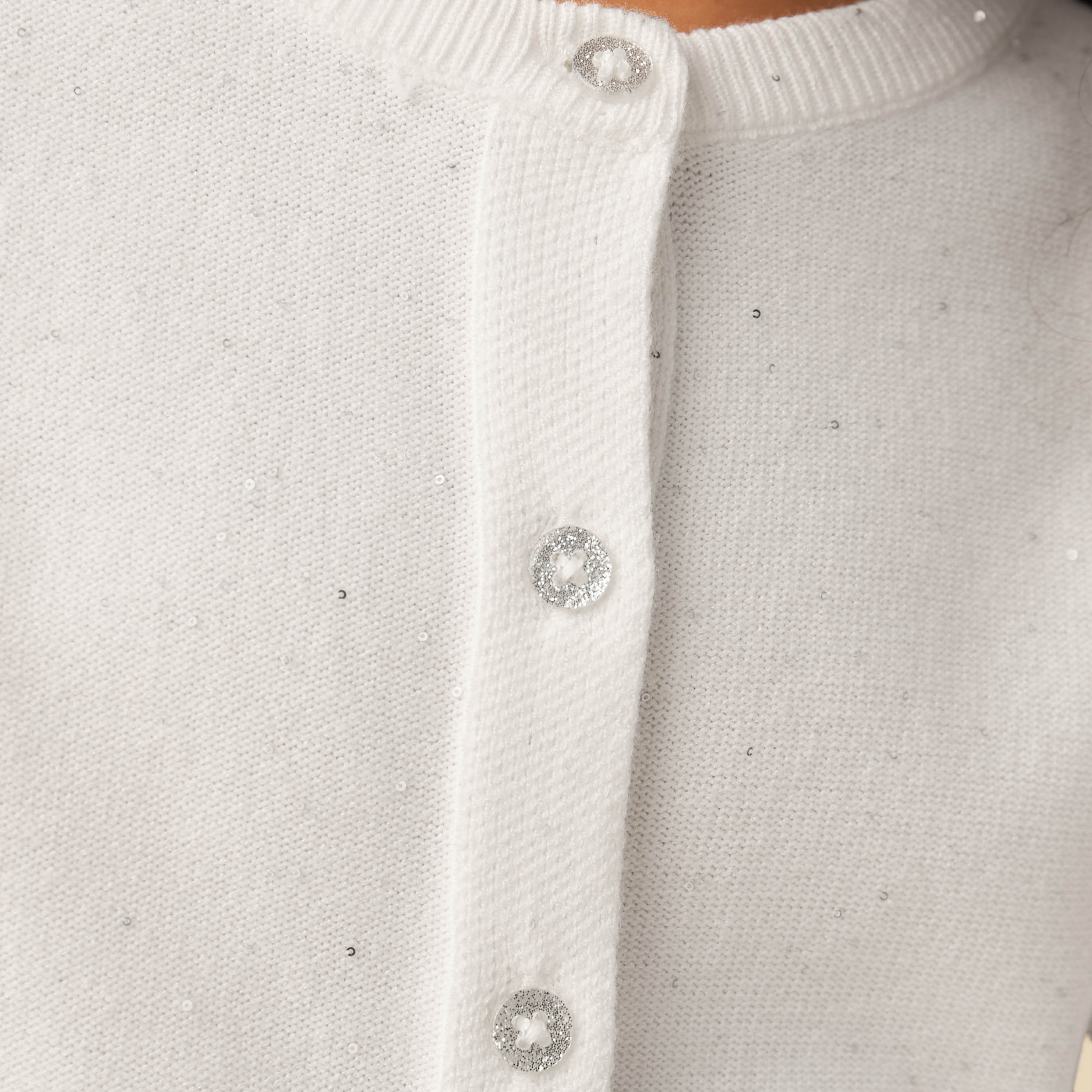 Juniors Textured Cardigan with Long Sleeves-girls-clothing-winterwear-jumpersandcardigans-image-5