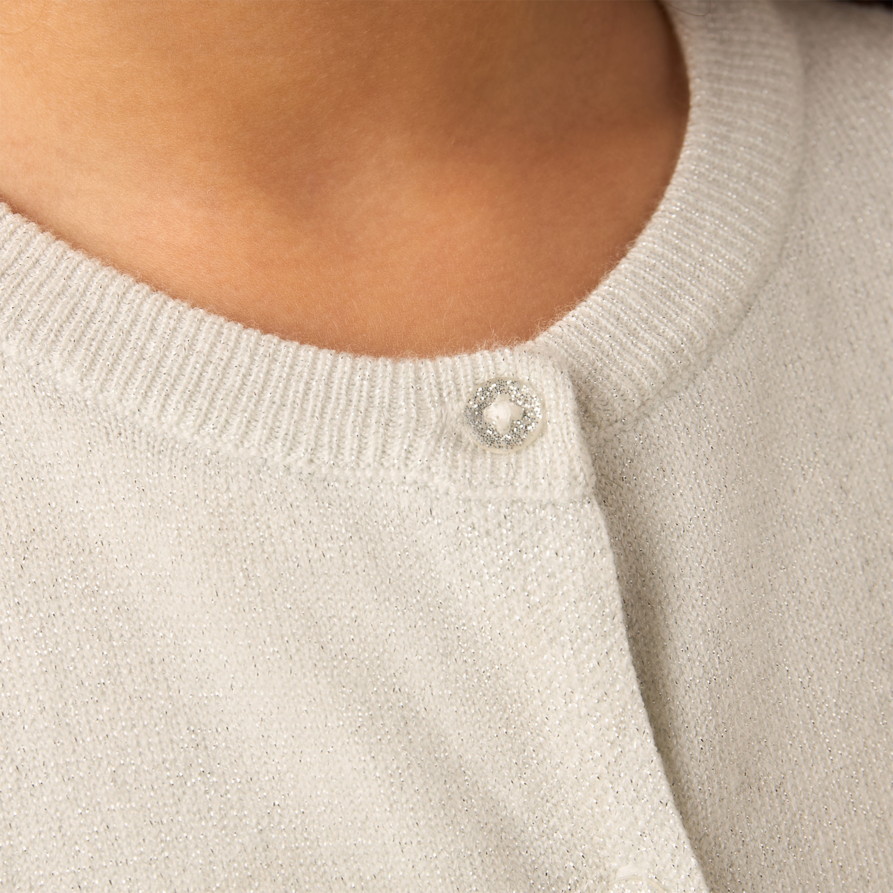 كارديجان بارز الملمس بأكمام طويلة من جونيورز-girls-clothing-winterwear-jumpersandcardigans-image-1