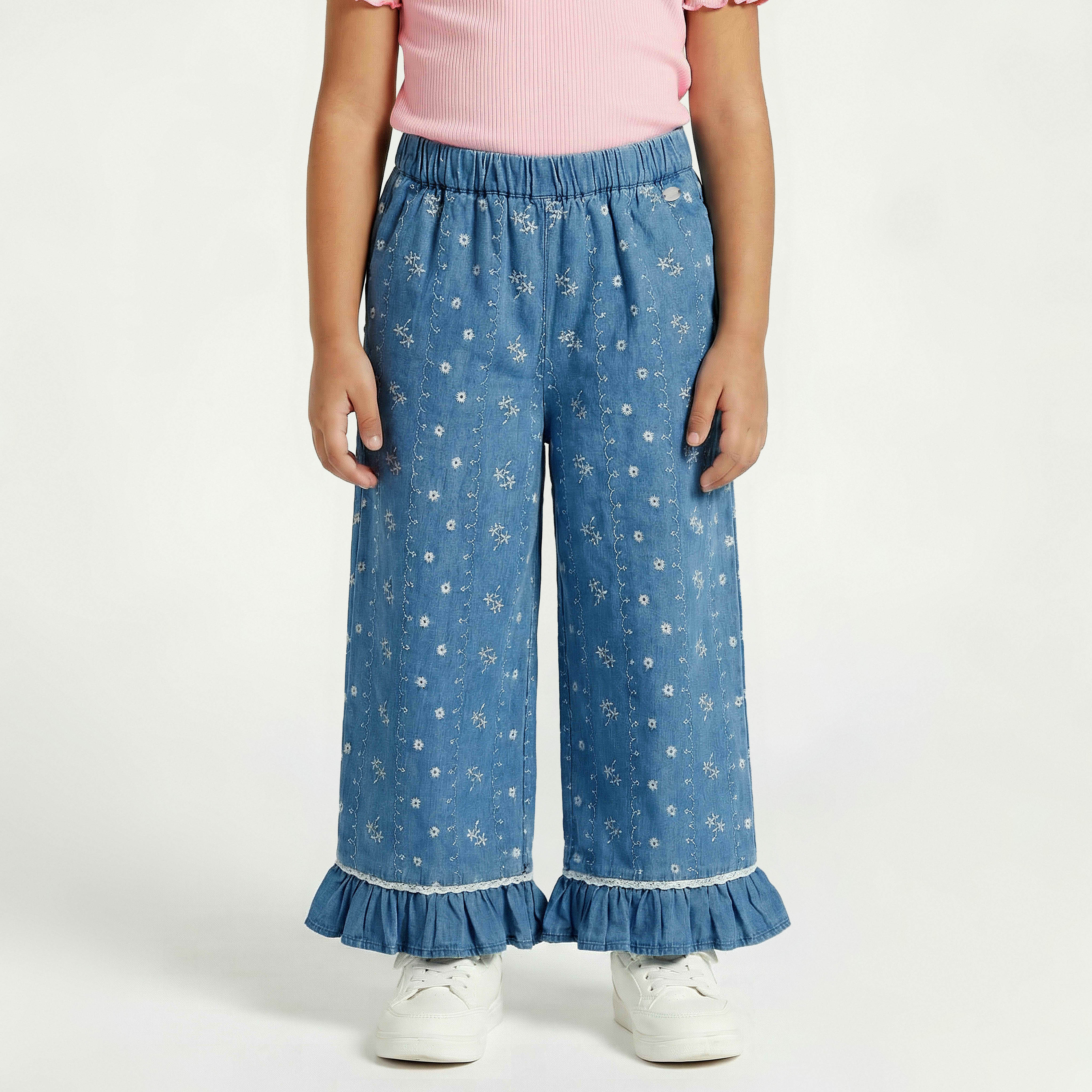 Eligo Jeans with Embroidery-girls-clothing-bottoms-jeansandjeggings-image-1