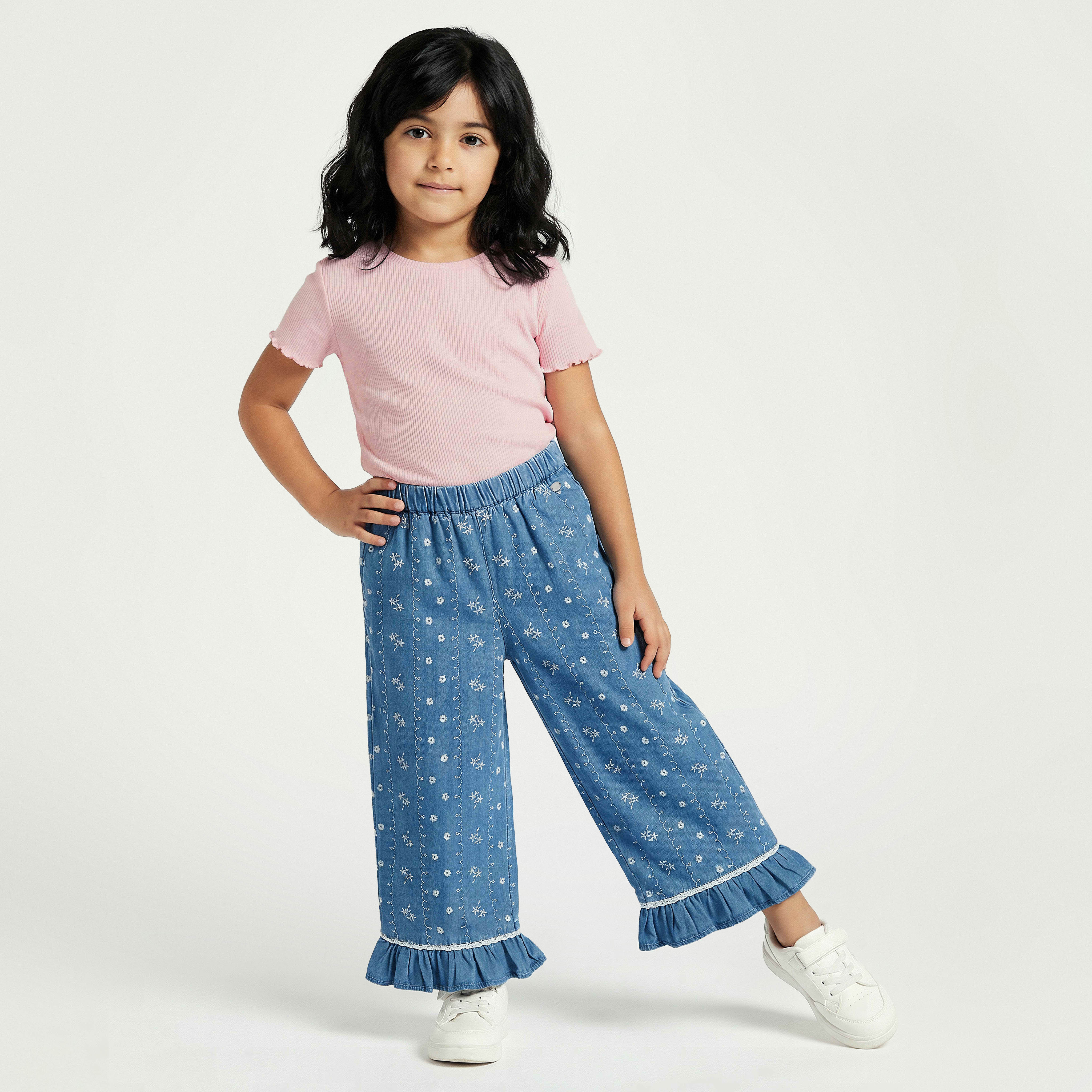 Eligo Jeans with Embroidery-girls-clothing-bottoms-jeansandjeggings-image-2