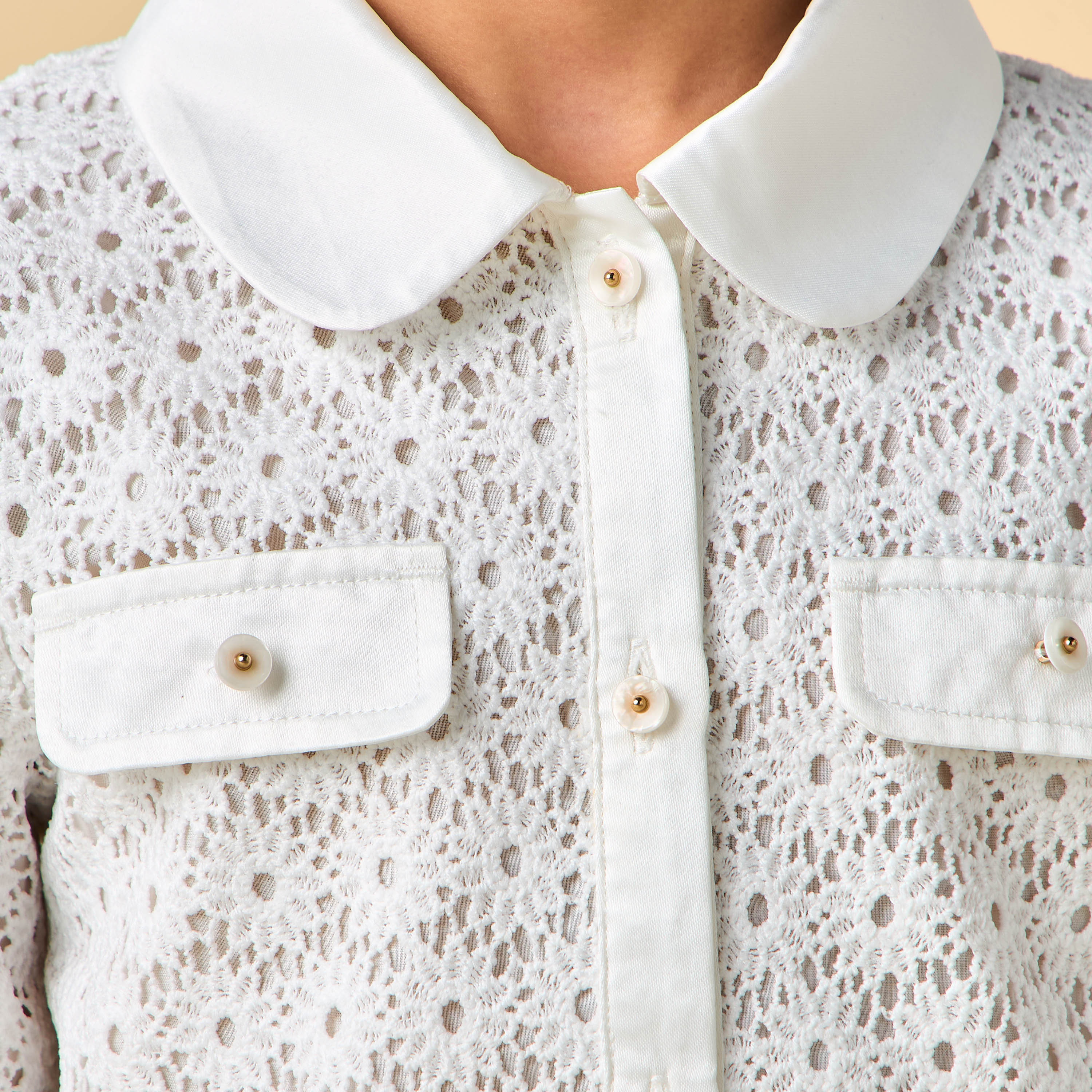 Eligo Collared Shirt and Shorts Set with Broderie Anglaise Detail-baby-girls-clothing-setsandcoords-image-7